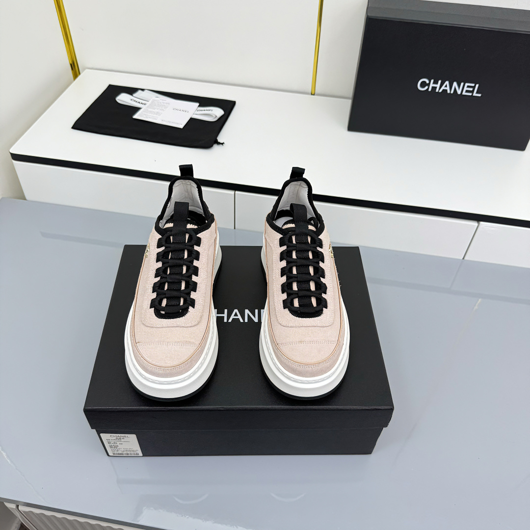[TOP] CHANEL Sneakers - Pink
