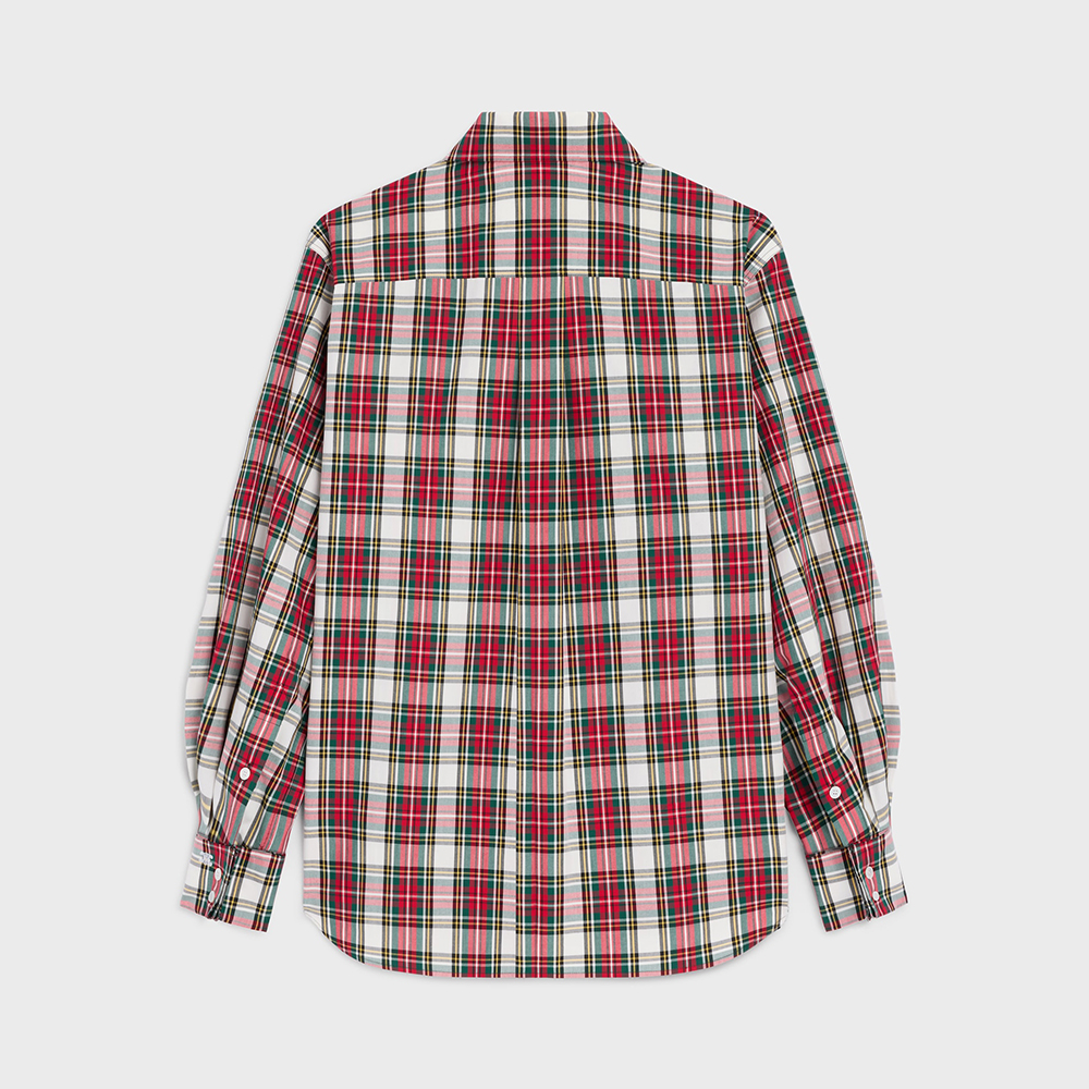 CELINE SHIRT IN TARTAN COTTON #386082