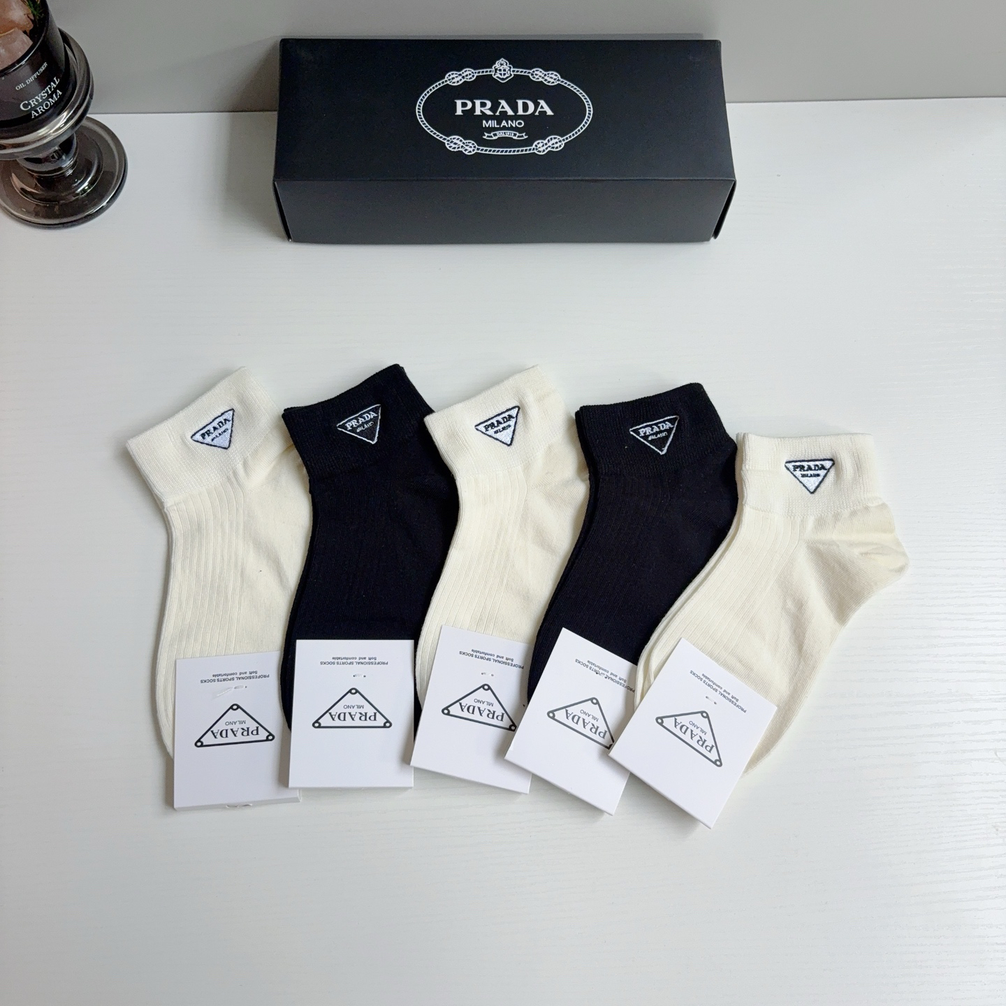 [TOP] PRADA Socks - 5 Pieces as a Set - 711 Luxury