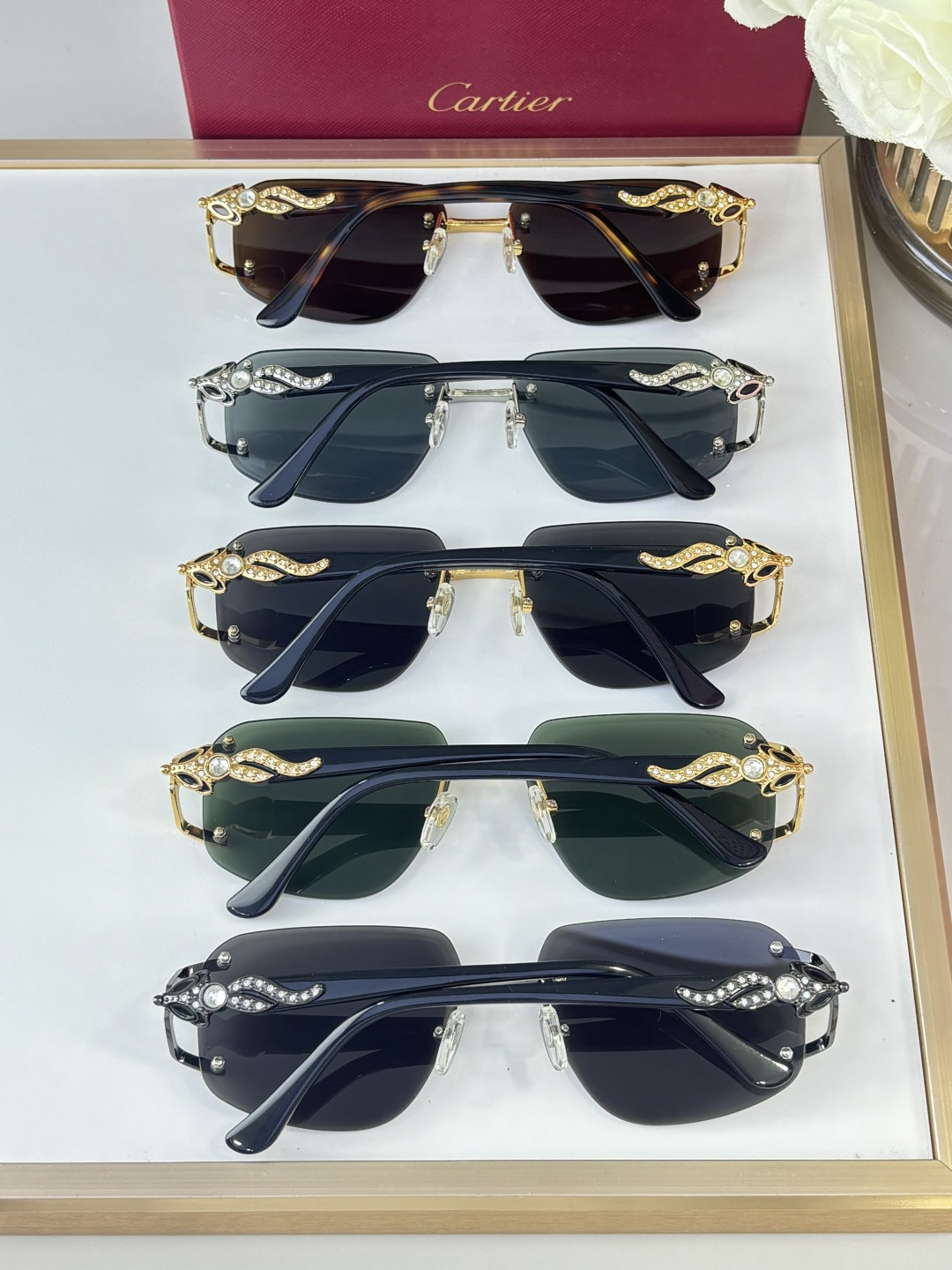 [TOP] Cartier Sunglasses - 5 Color - 711 Luxury