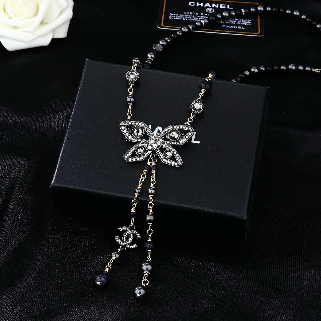 [TOP] CHANEL Waist Chain - Black