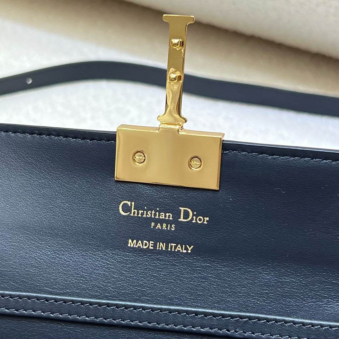 [TOP] Christian Dior Montaigne Bag Calfskin Mini 20*10*4cm - Navy Blue