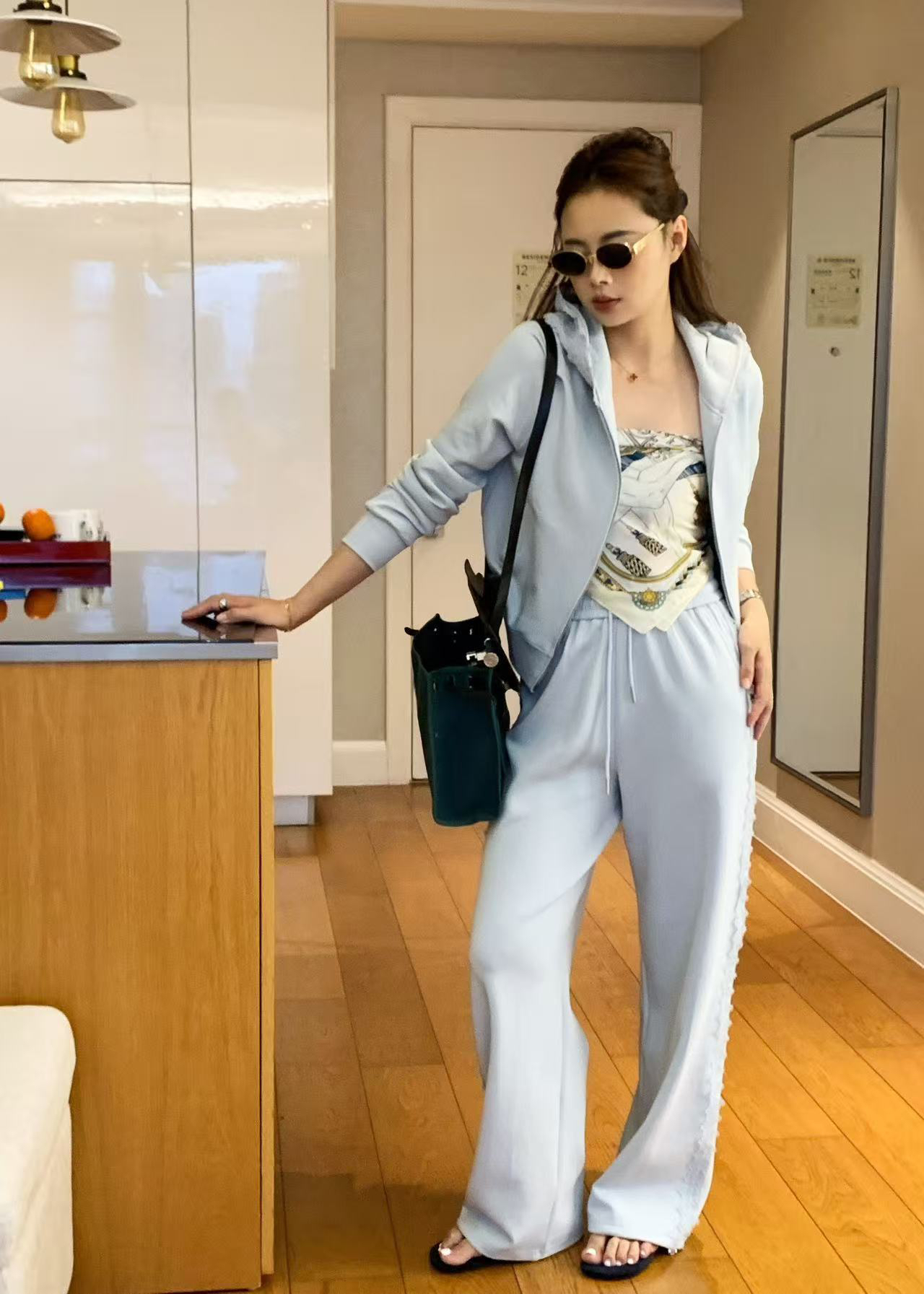 [TOP] Miu Miu Suit - Blue