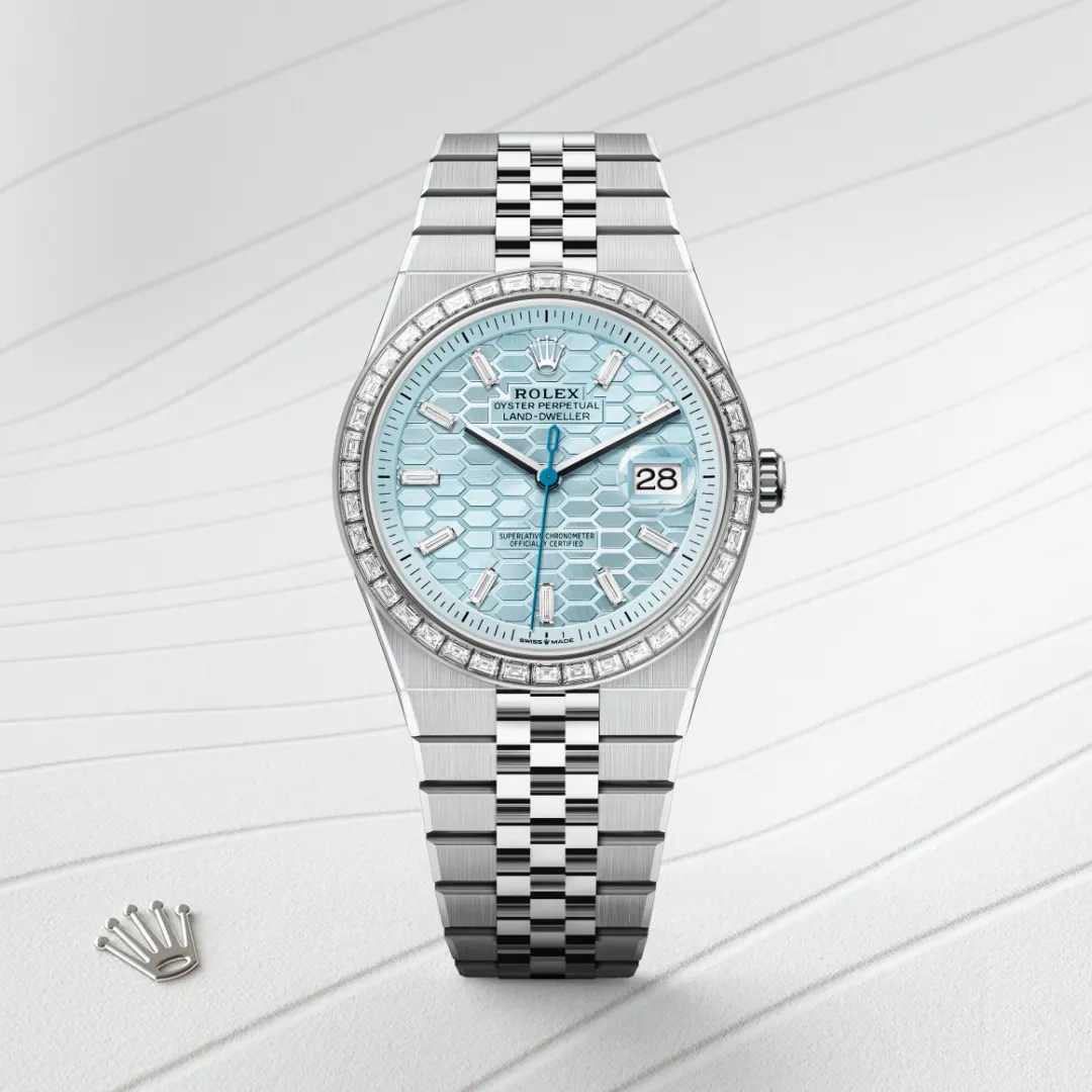 Rolex Land Rover 40mm, Oyster, Platinum and Diamonds M127386TBR-0001