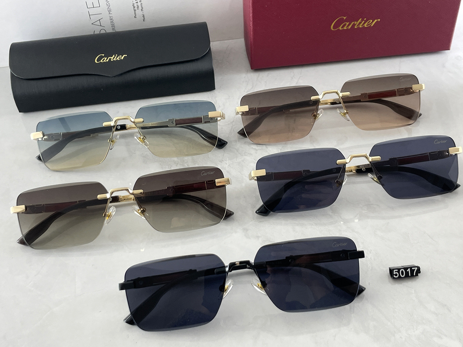 [TOP] Cartier Sunglasses - 5 Colors - 711 Luxury