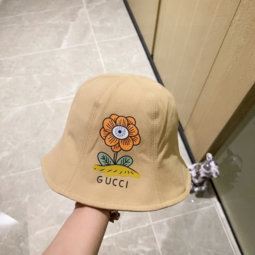 [TOP] GUCCI Waterproof Fisherman's Hat - 3 Colors