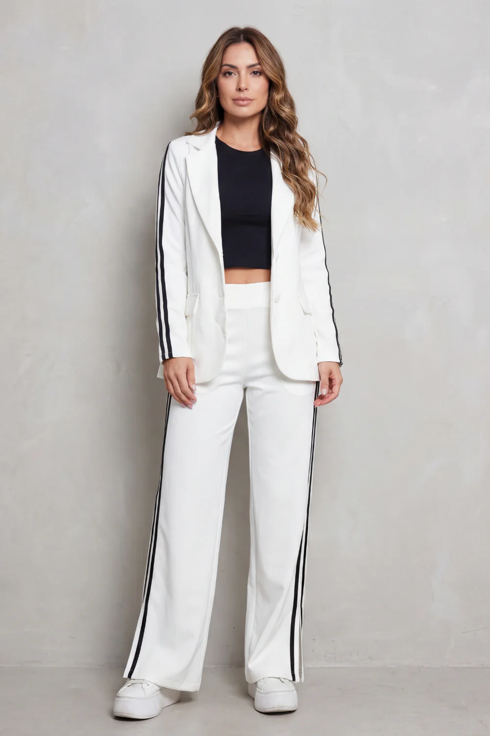 Ishie – Stripe detail – Sporty elegance set