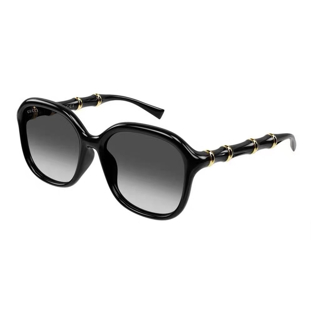 Gucci black Sunglasses GUCCI Specialized Fit Square Sunglasses in Black #393470 View 2 | Nigo Office