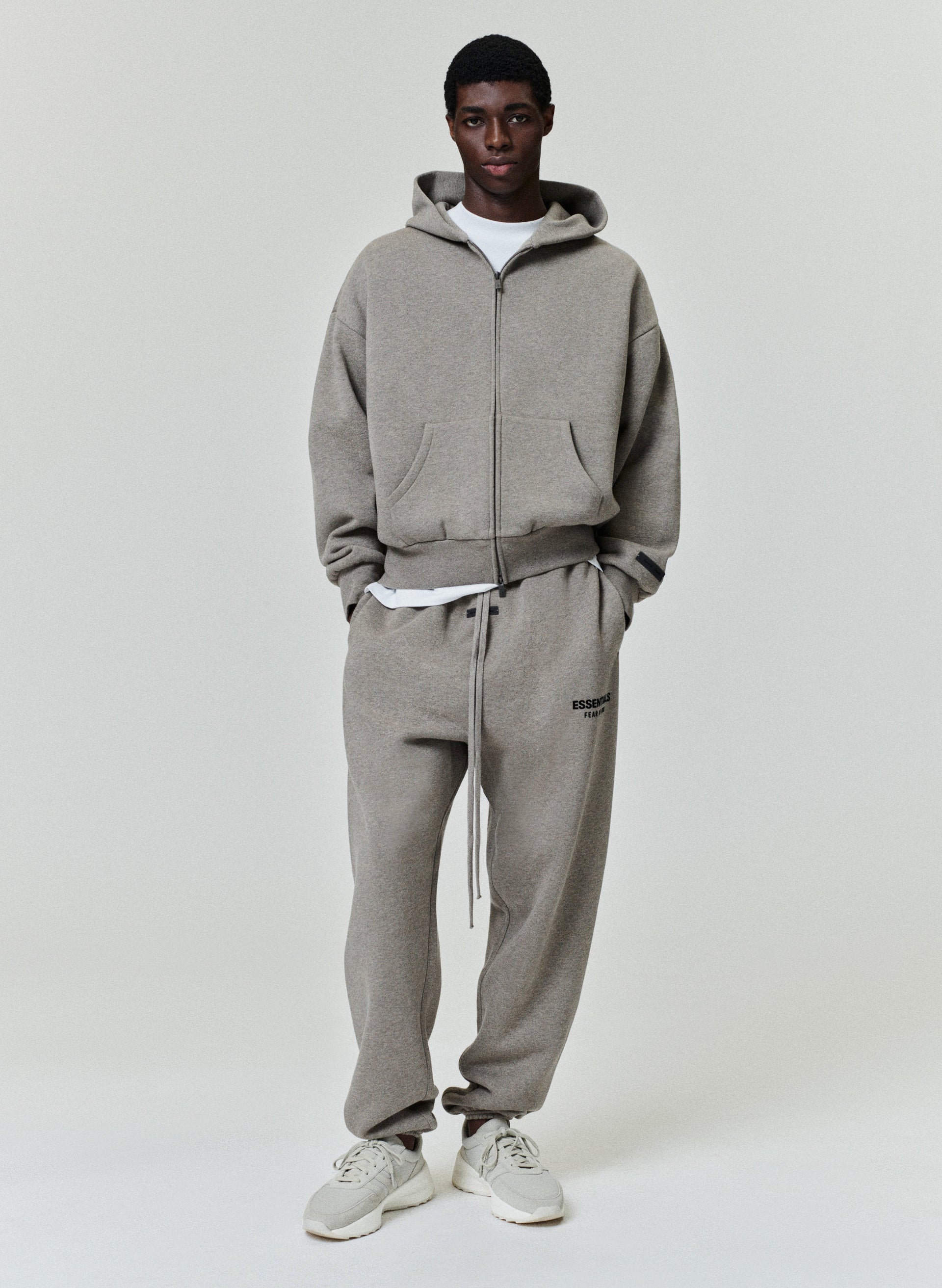 FEAR OF GOD ESSENTIALS Classic Full Zip Up Hoodie