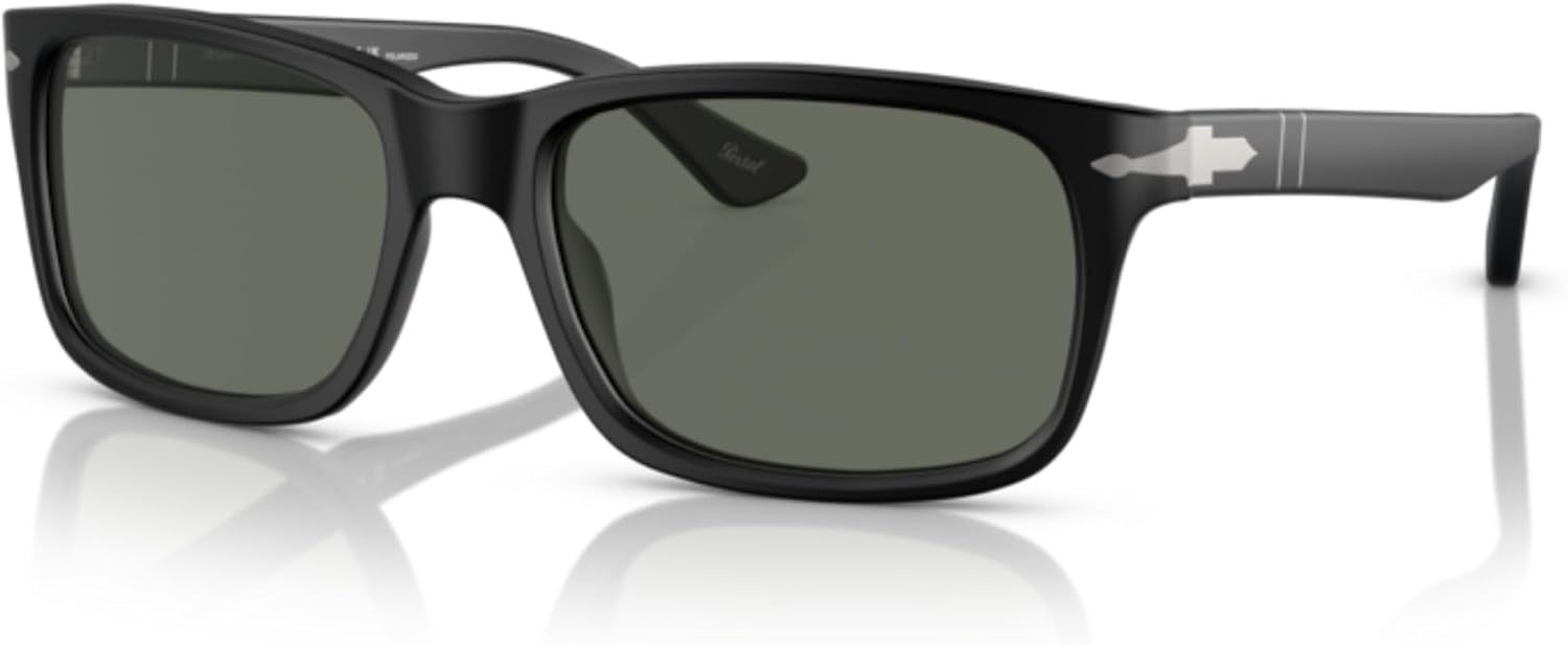 Persol PO3048S Rectangle Sunglasses for Men +BUNDLE with ACCESSORY EYEWEAR KIT