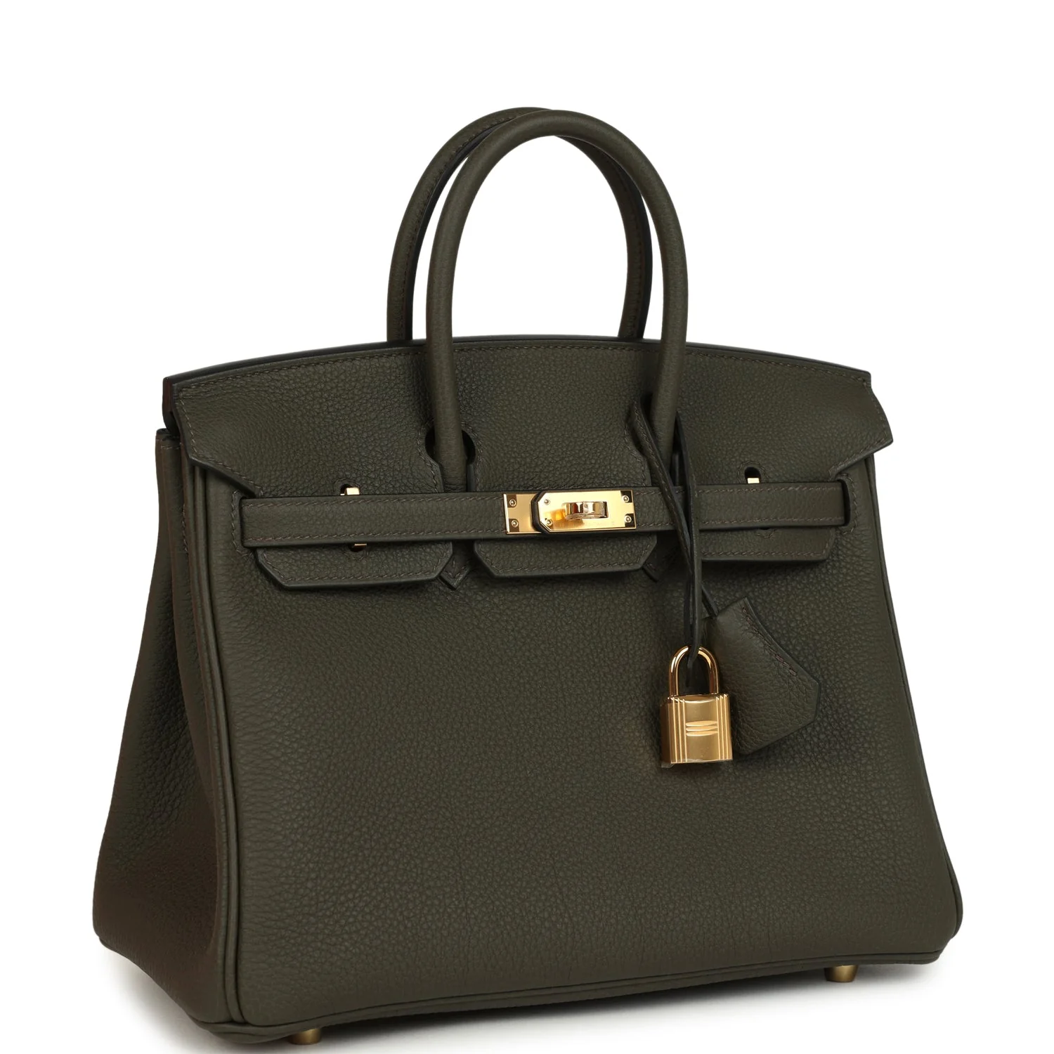 Hermes BirkinVert de Gris Togo Gold Hardware