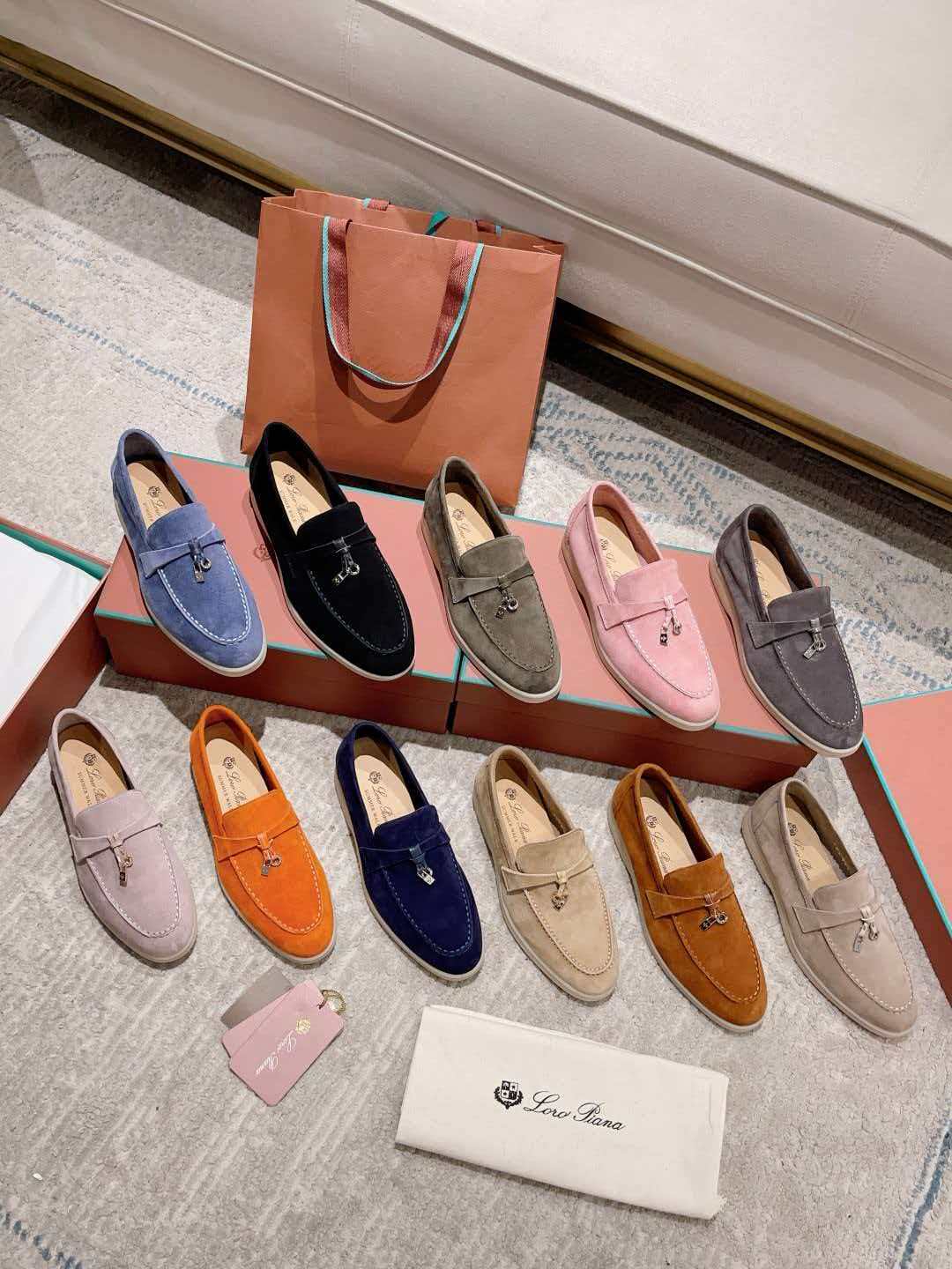 [TOP] Loro Piana Men's/Women's Loafer Shoes - 10 Color - 711 Luxury