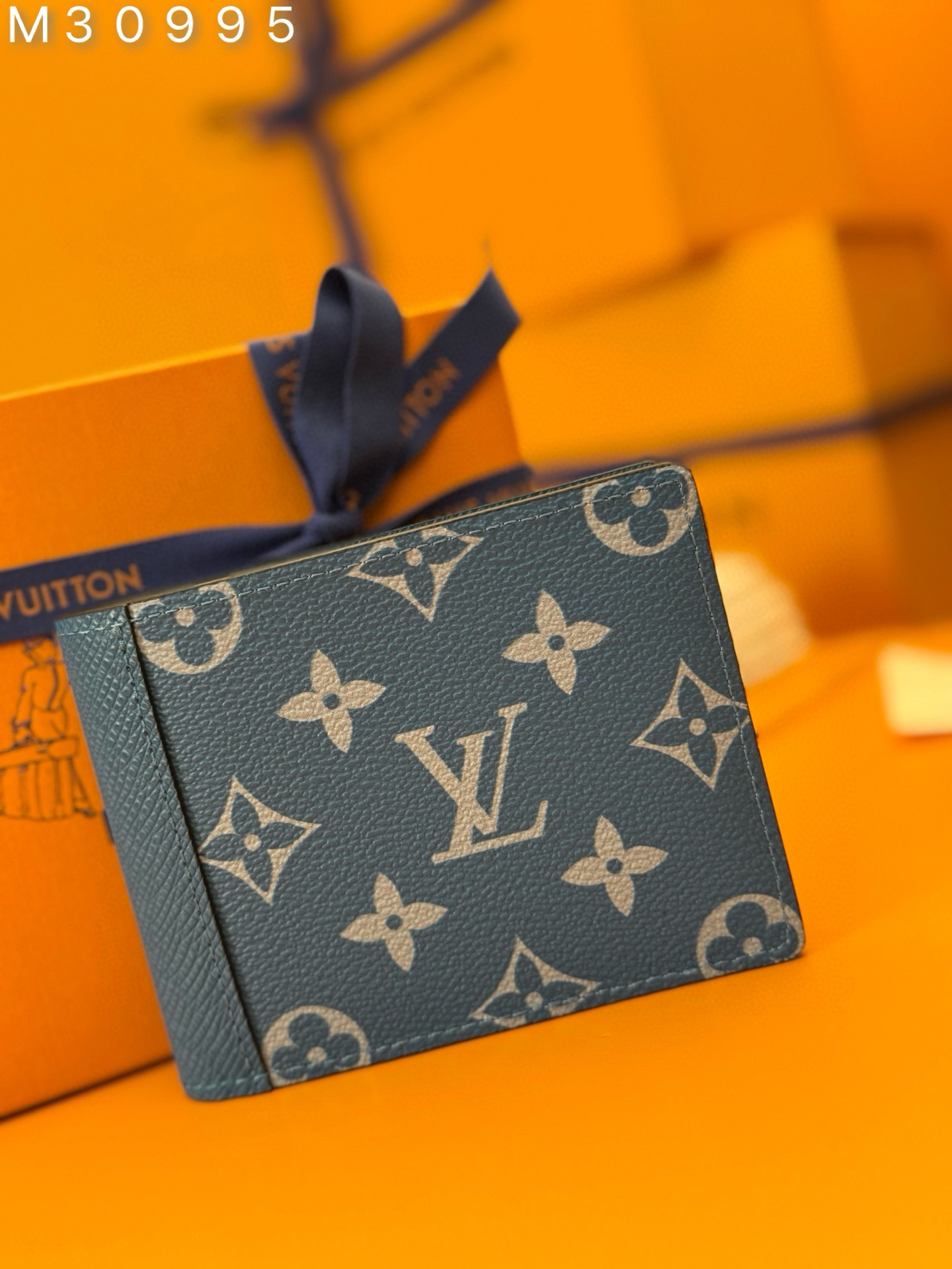 [TOP] Louis Vuitton LV Multie Wallet 11.5x9.0x1.5cm - Blue - 711 Luxury