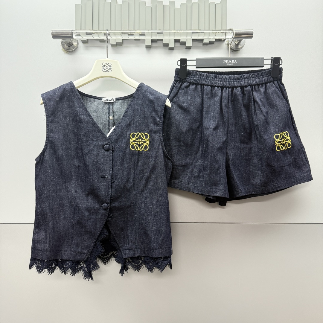 [TOP] LOEWE  Suit - Blue