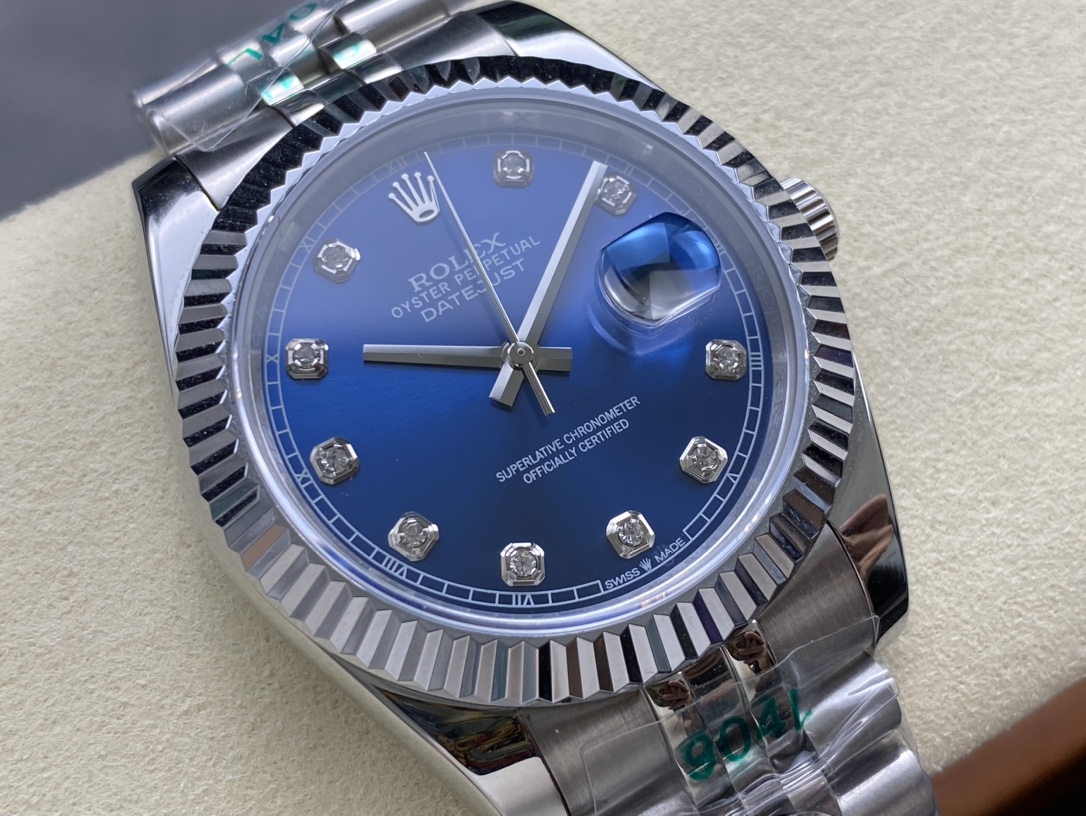 [TOP] ROLEX Men's Watch 41 mm - Blue
