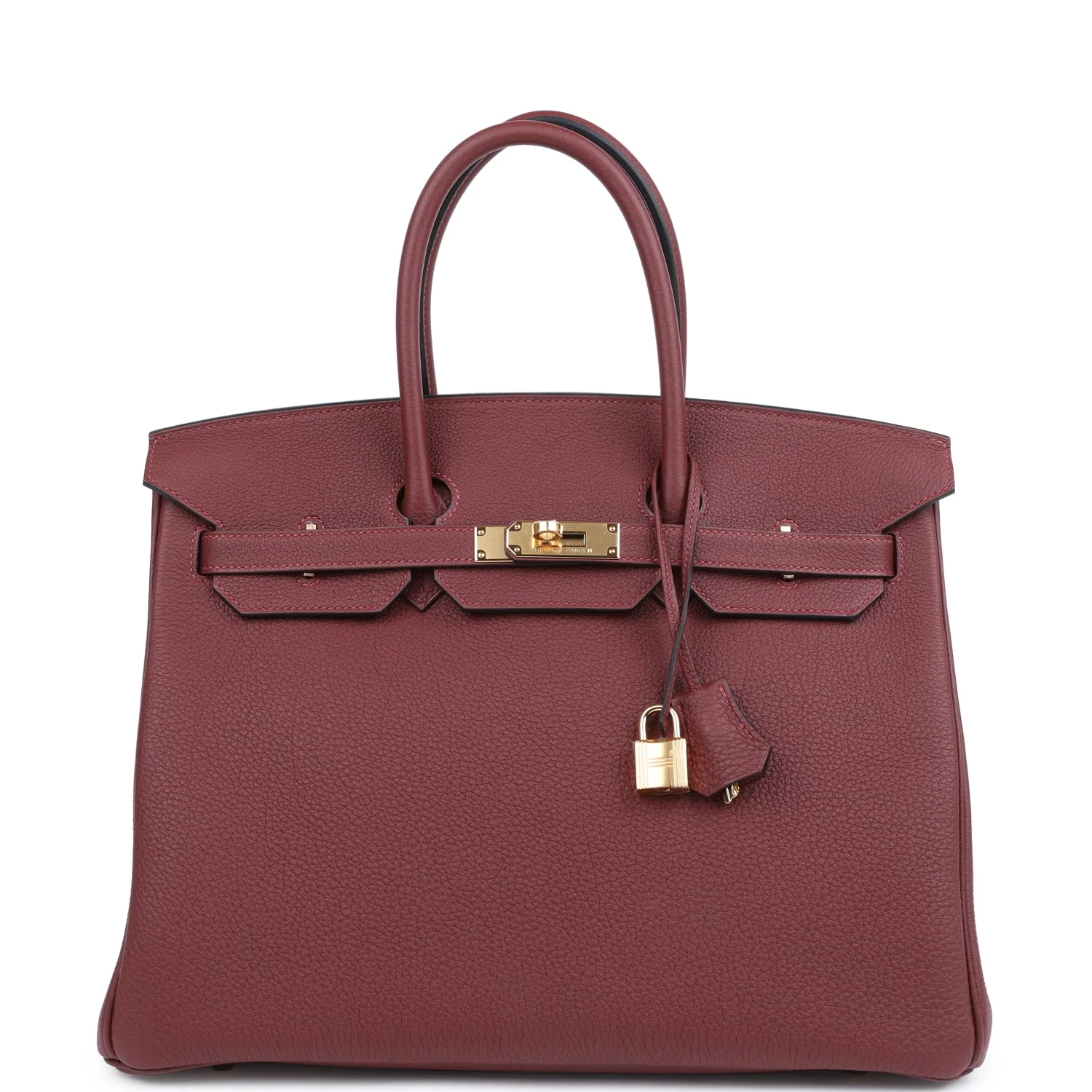 Hermes BirkinRouge H Togo Gold Hardware