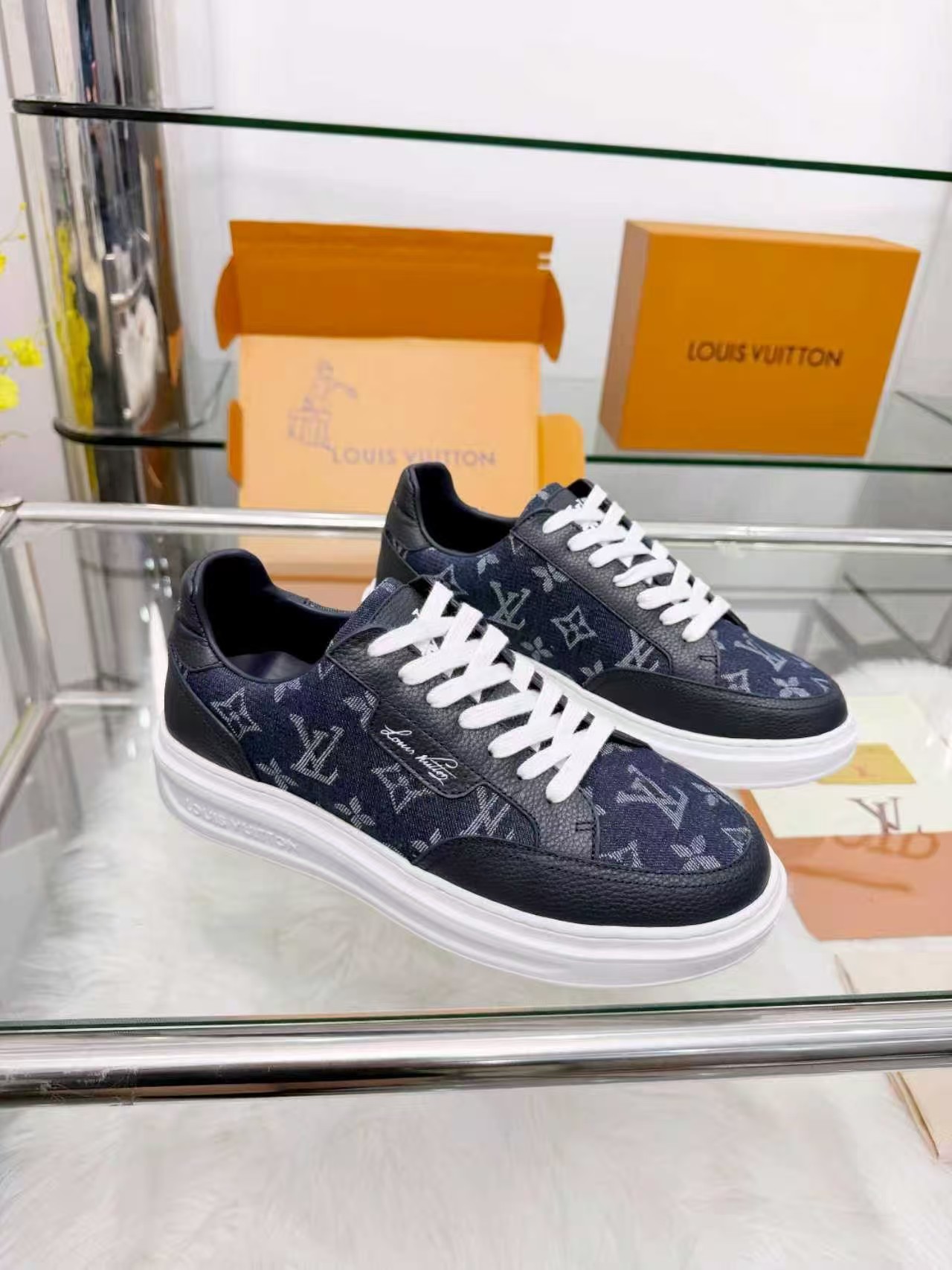 [TOP] Louis Vuitton LV Men's Casual Shoes - Blue - 711 Luxury
