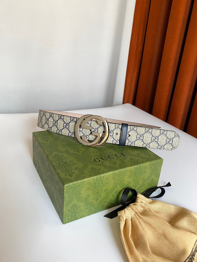 [TOP] GUCCI Belt - Blue - 711 Luxury