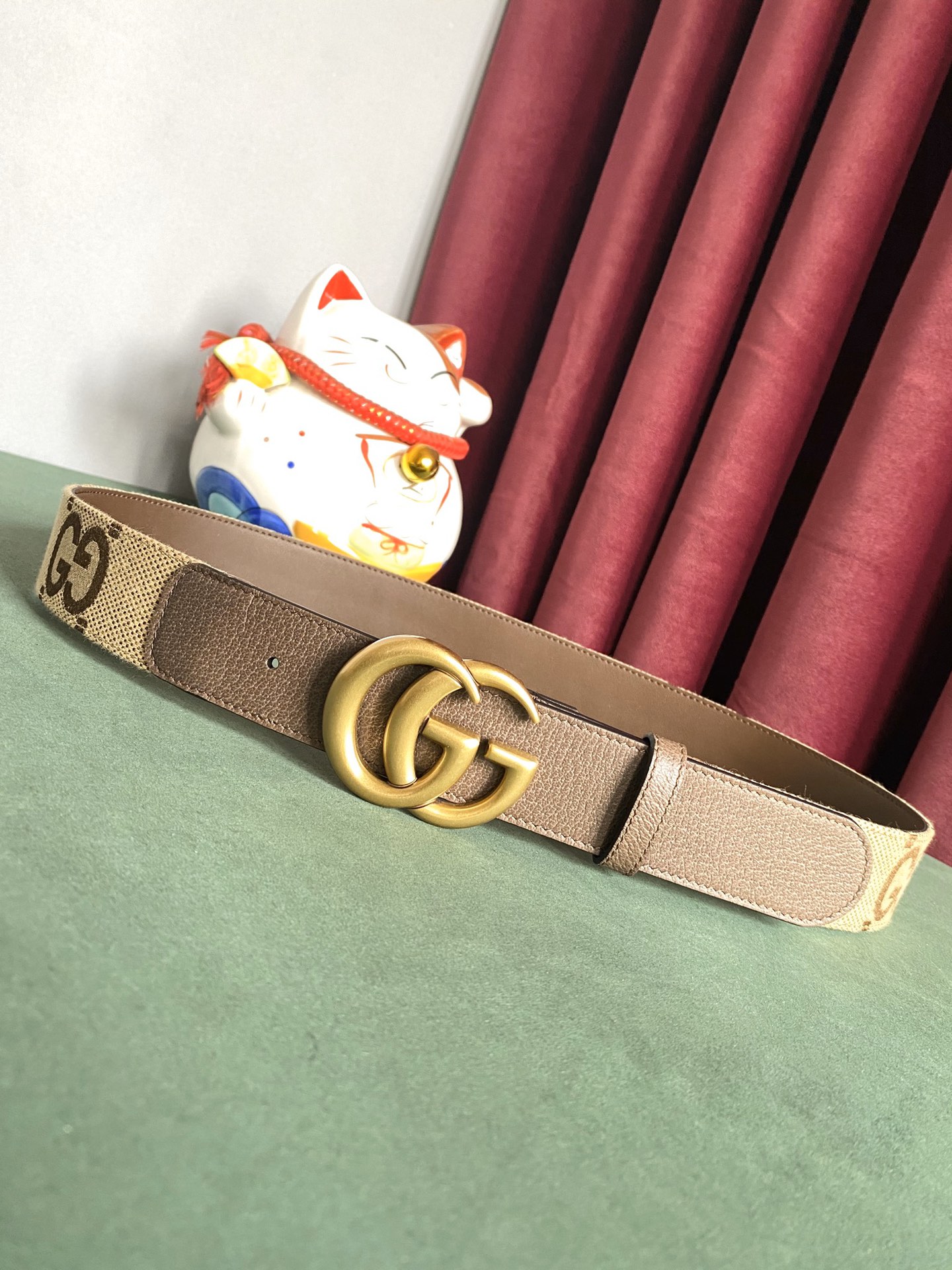 [TOP] GUCCI Belt 4cm - Brown - 711 Luxury