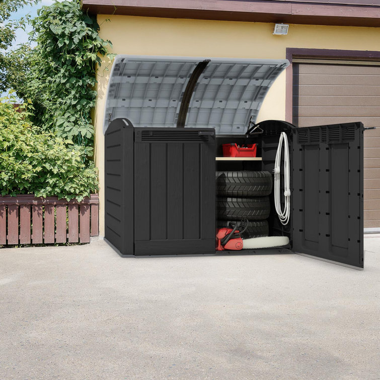 177 cm x 113 cm Geräteschuppen aus Kunstharz