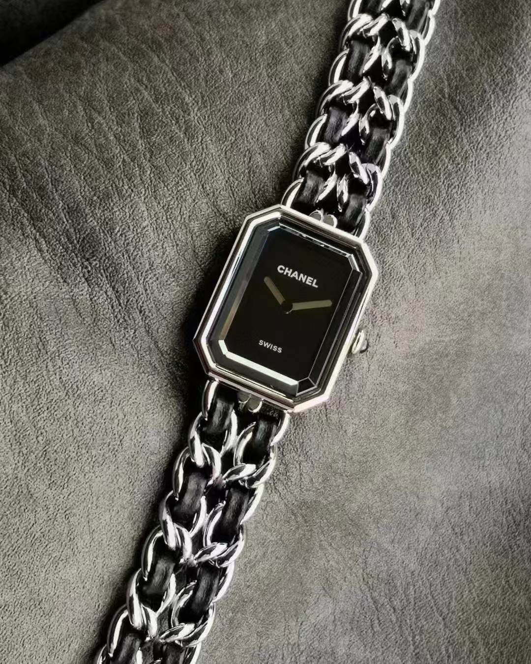 [TOP] CHANEL Premiere Rock Watch - Black & Sliver - 711 Luxury