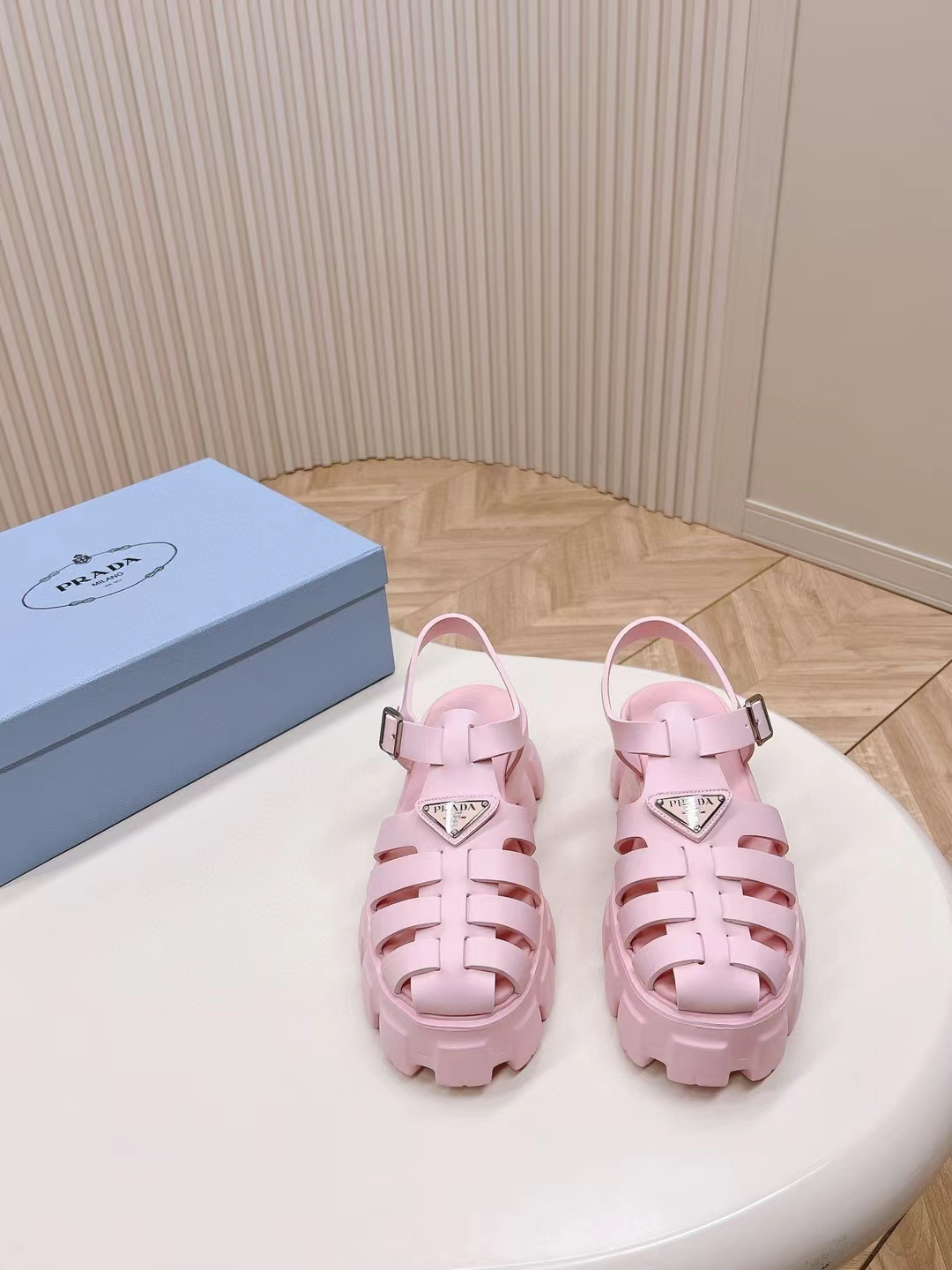 [TOP] PRADA Sandals - Pink - 711 Luxury
