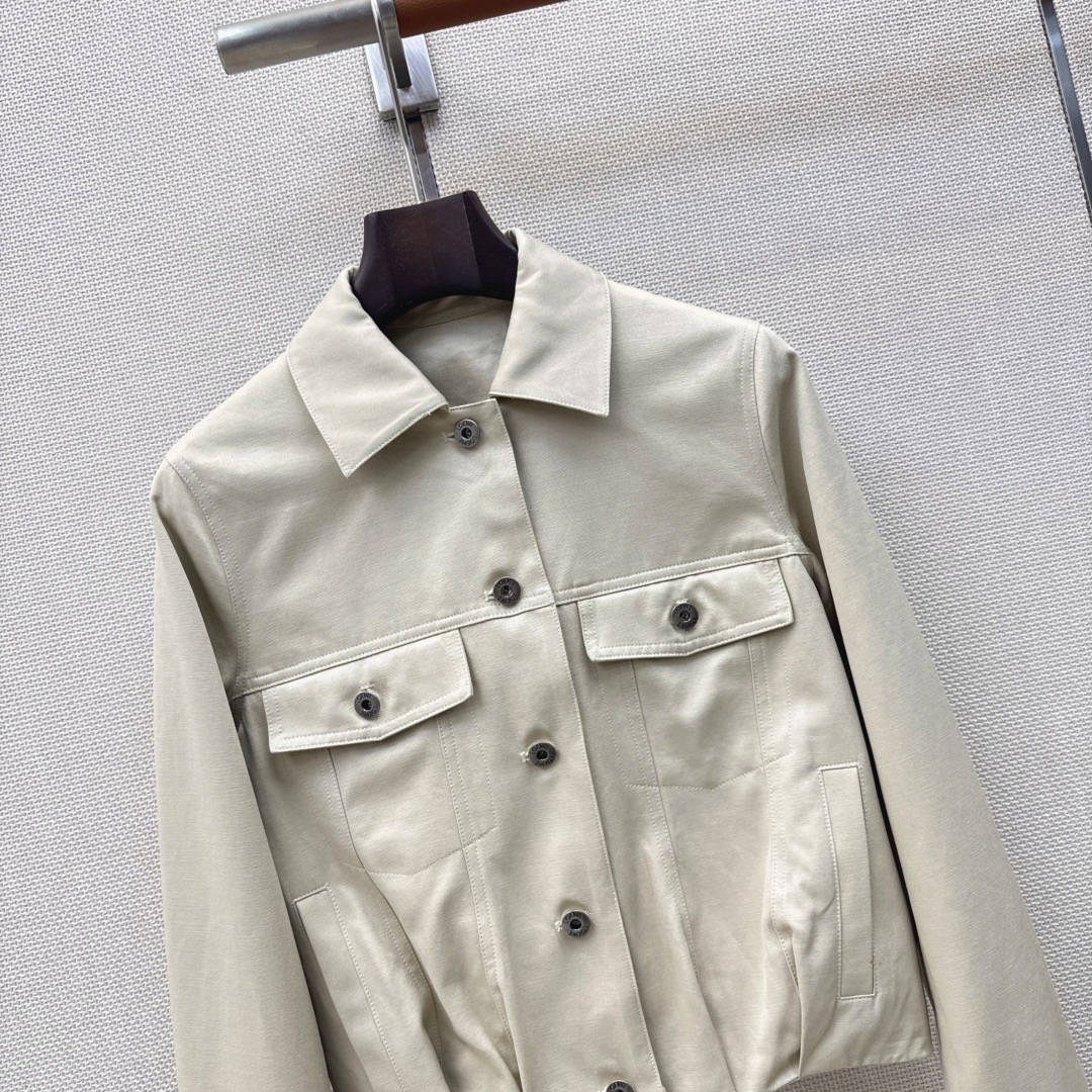 [TOP] LOEWE Denim Jacket - White - 711 Luxury