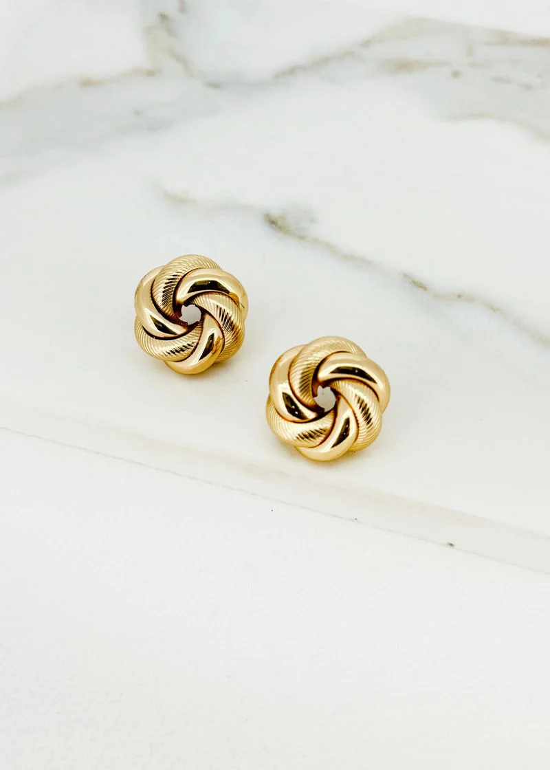 Circle Knot Detail Earrings