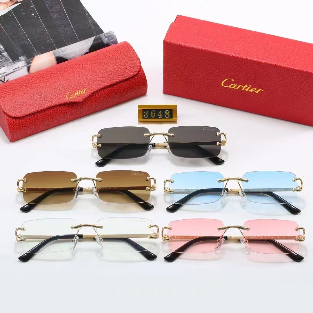 [TOP] Cartier Sunglasses - 5 Colors - 711 Luxury