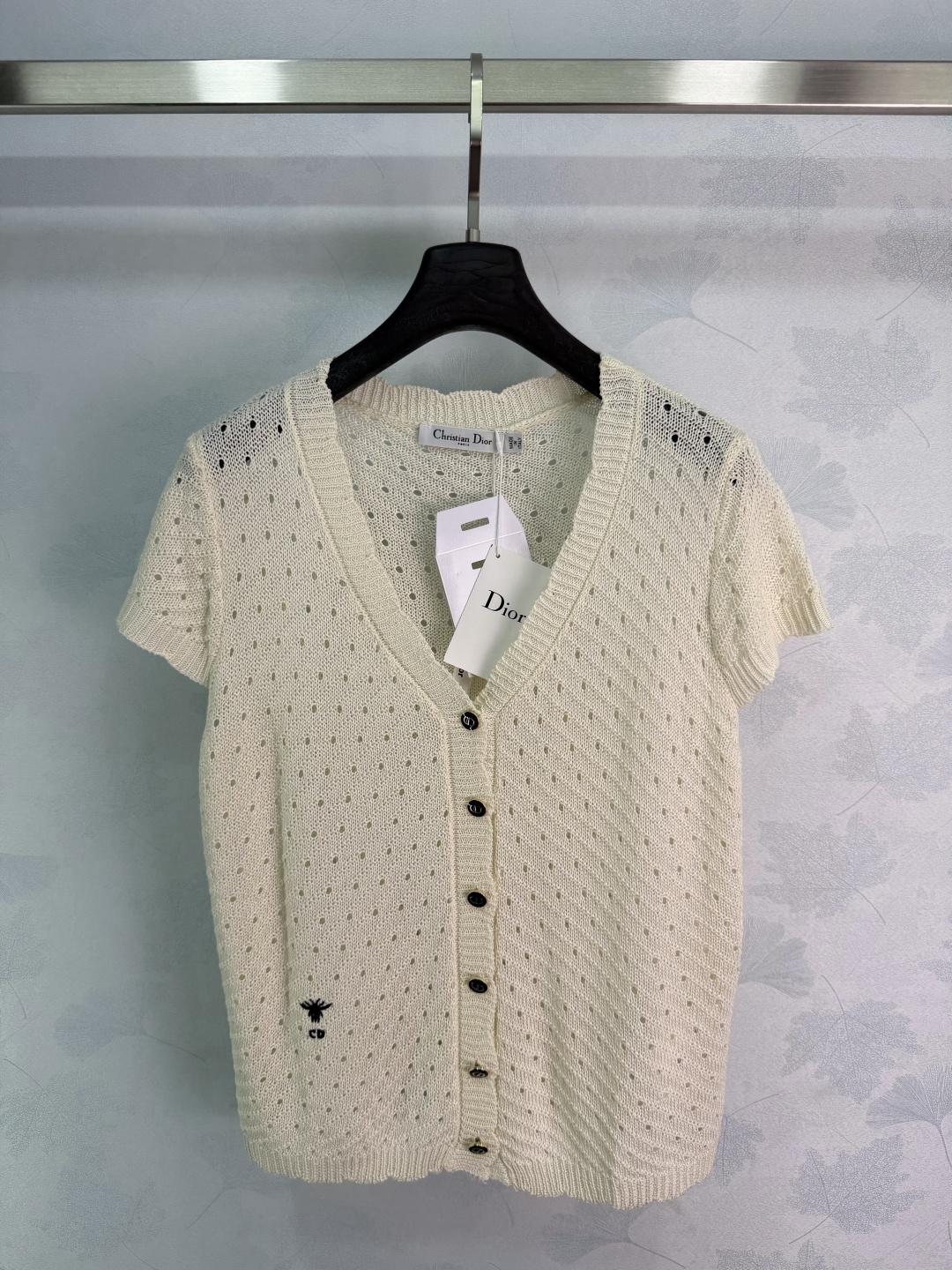[TOP] Christian Dior Knitted Cardigan - Beige - 711 Luxury