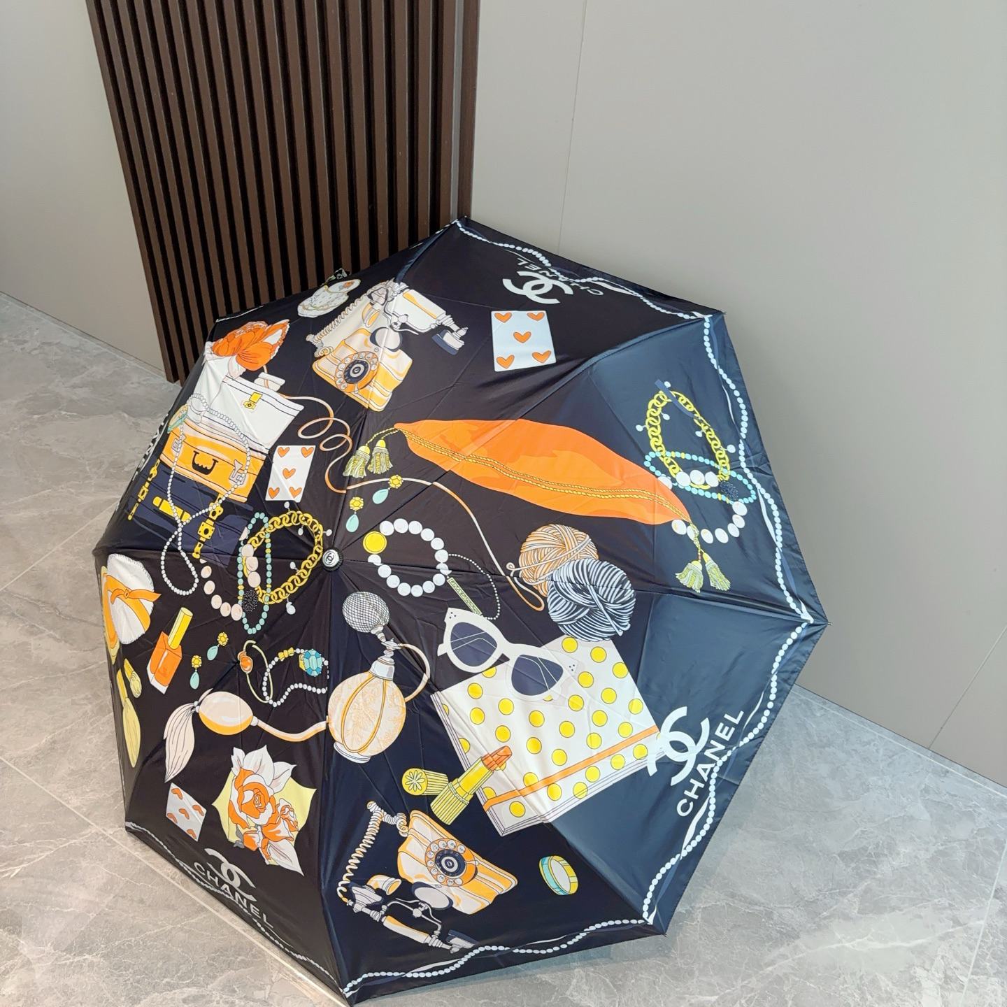 [TOP] CHANEL Umbrella - Black - 711 Luxury