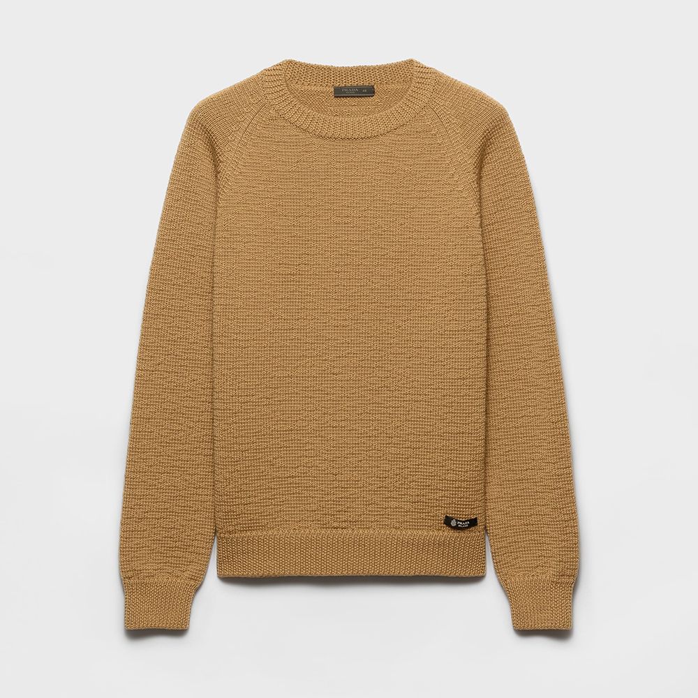 Prada Clothing Prada Wool Crew-neck Sweater #396285 | Nigo Office