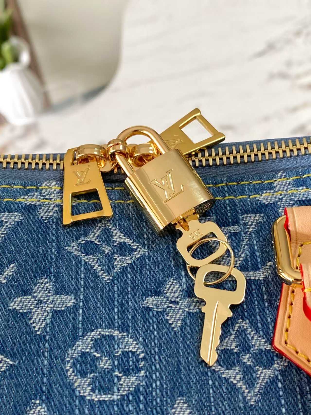 [TOP] Louis Vuitton LV Speedy Soft 30 Bag 30x21x17 cm - Blue