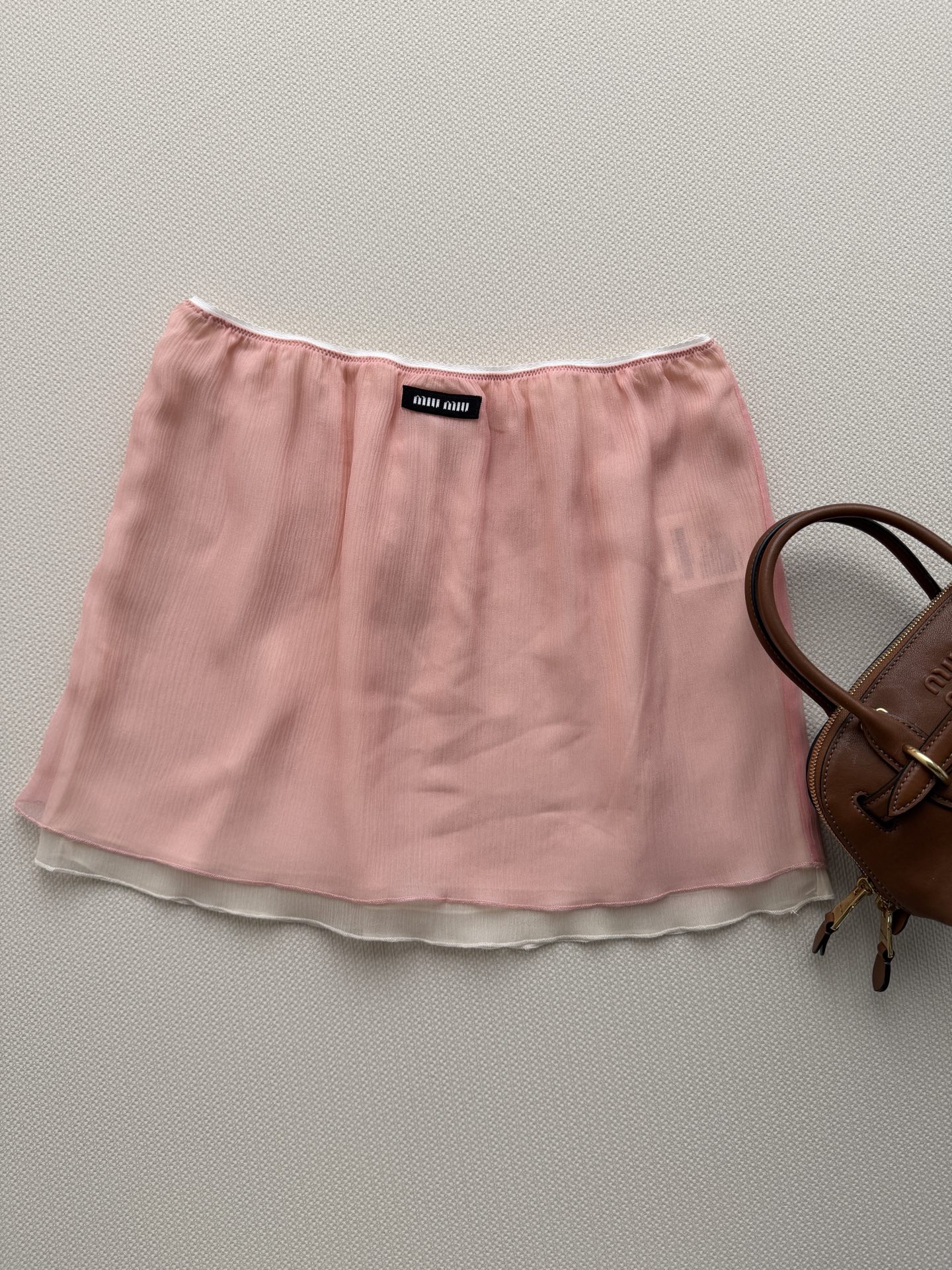 [TOP] Miu Miu Skirt - Pink - 711 Luxury