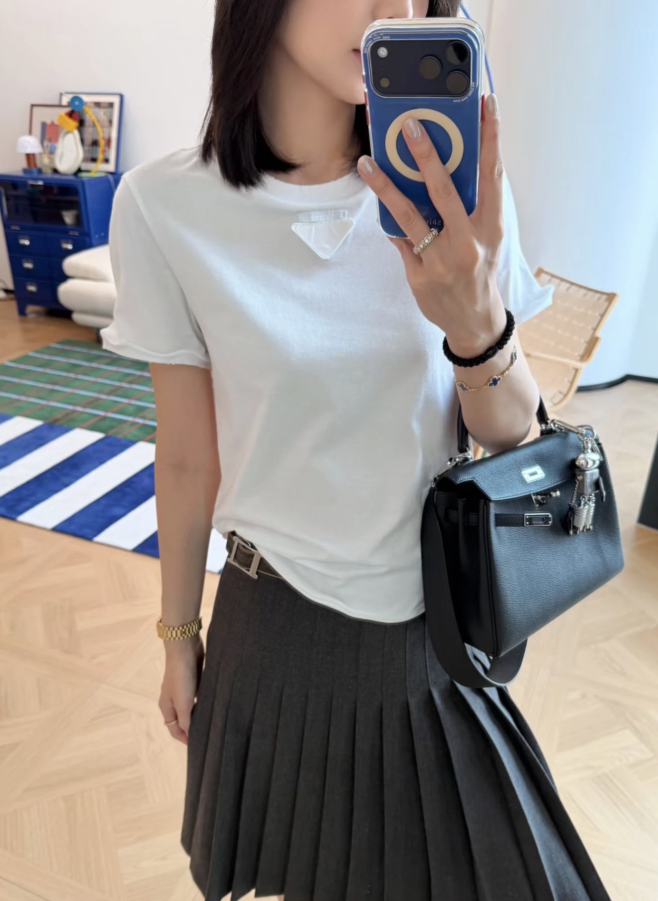 [TOP] PRADA  T-shirt -White