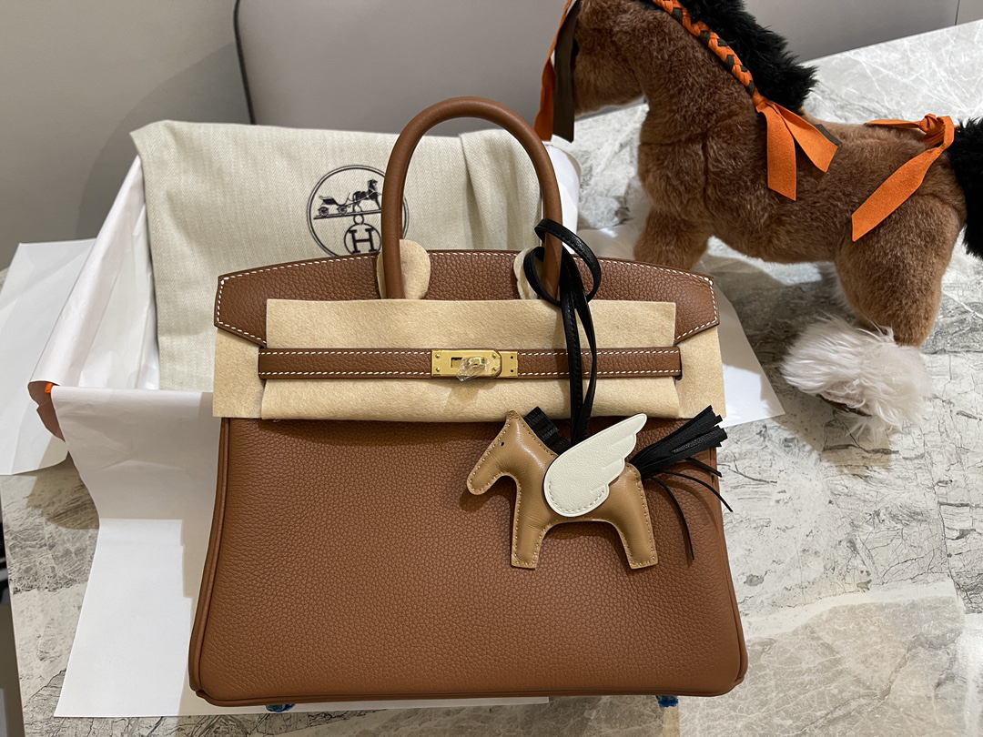 [TOP] HERMES Birkin Togo Leather 25cm - Gold & GHW - 711 Luxury