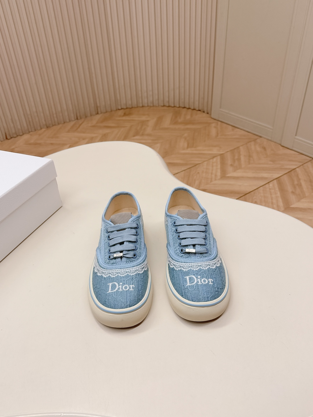 [TOP] Christian Dior Oblique Casual Shoes - Blue - 711 Luxury