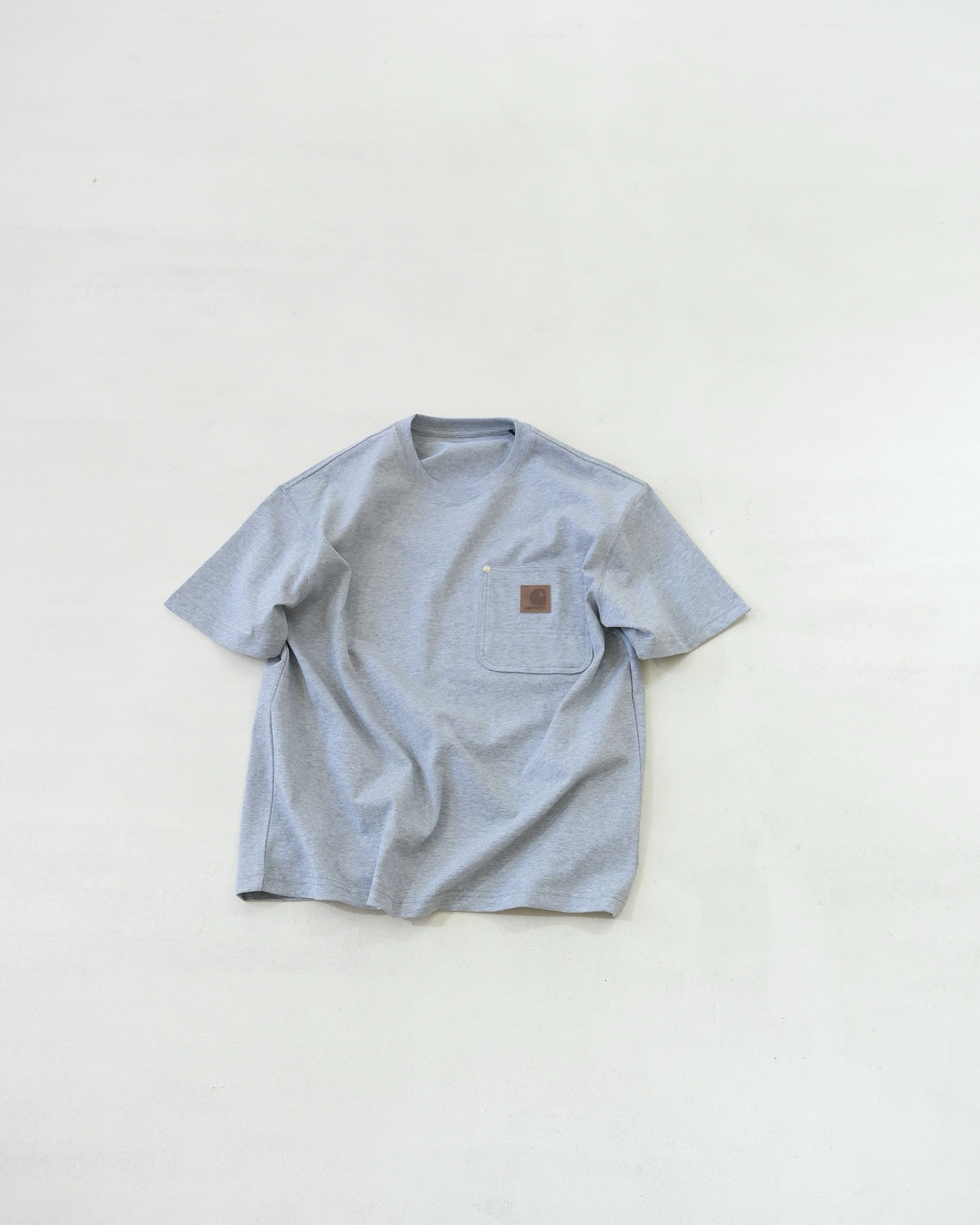 Designer Clothing Carhartt WIP Label Pocket Leather Label Short Sleeves T-Shirt#379054 View 2 | Nigo Office