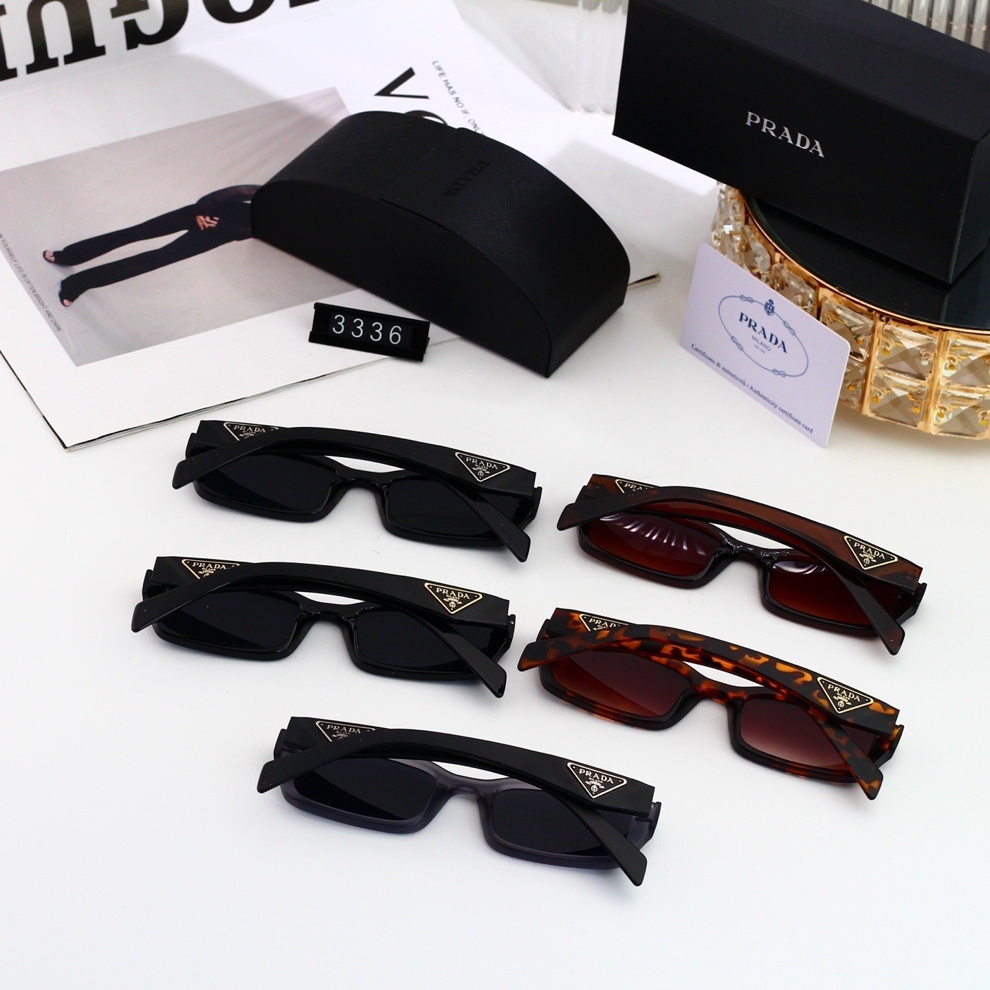[TOP] PRADA Sunglasses - 5 Colors - 711 Luxury