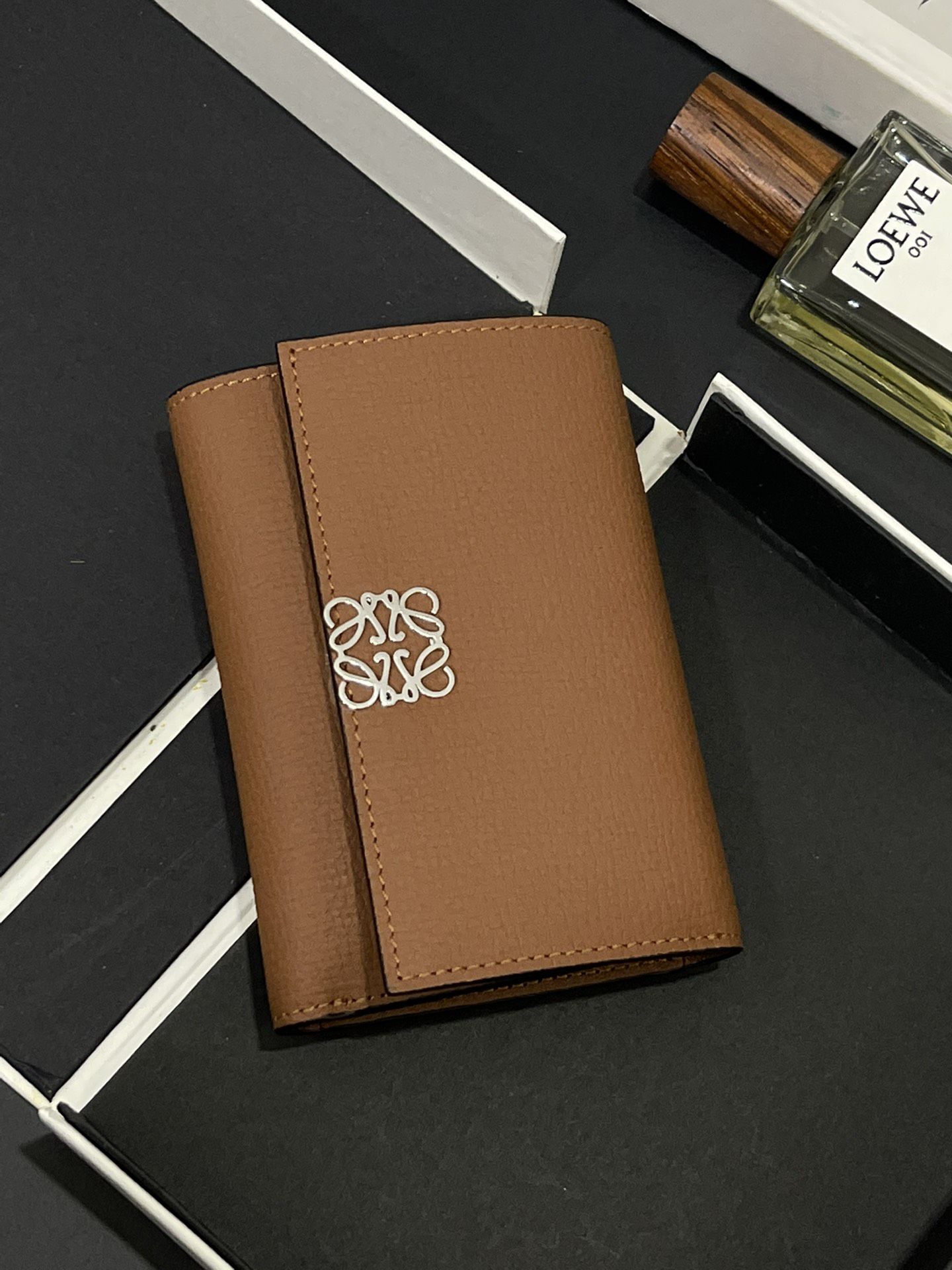 [TOP] LOEWE  Wallet 11.8*8 cm - Brown - 711 Luxury