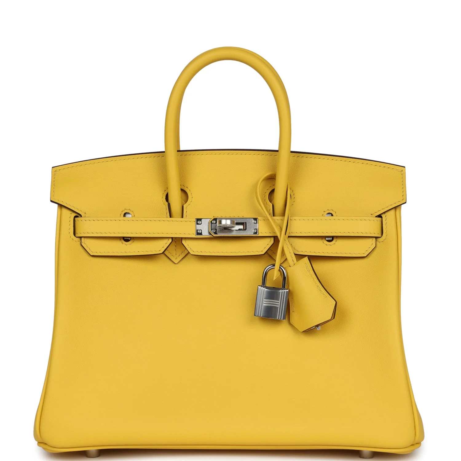 Hermes BirkinJaune de Naples Swift Palladium Hardware