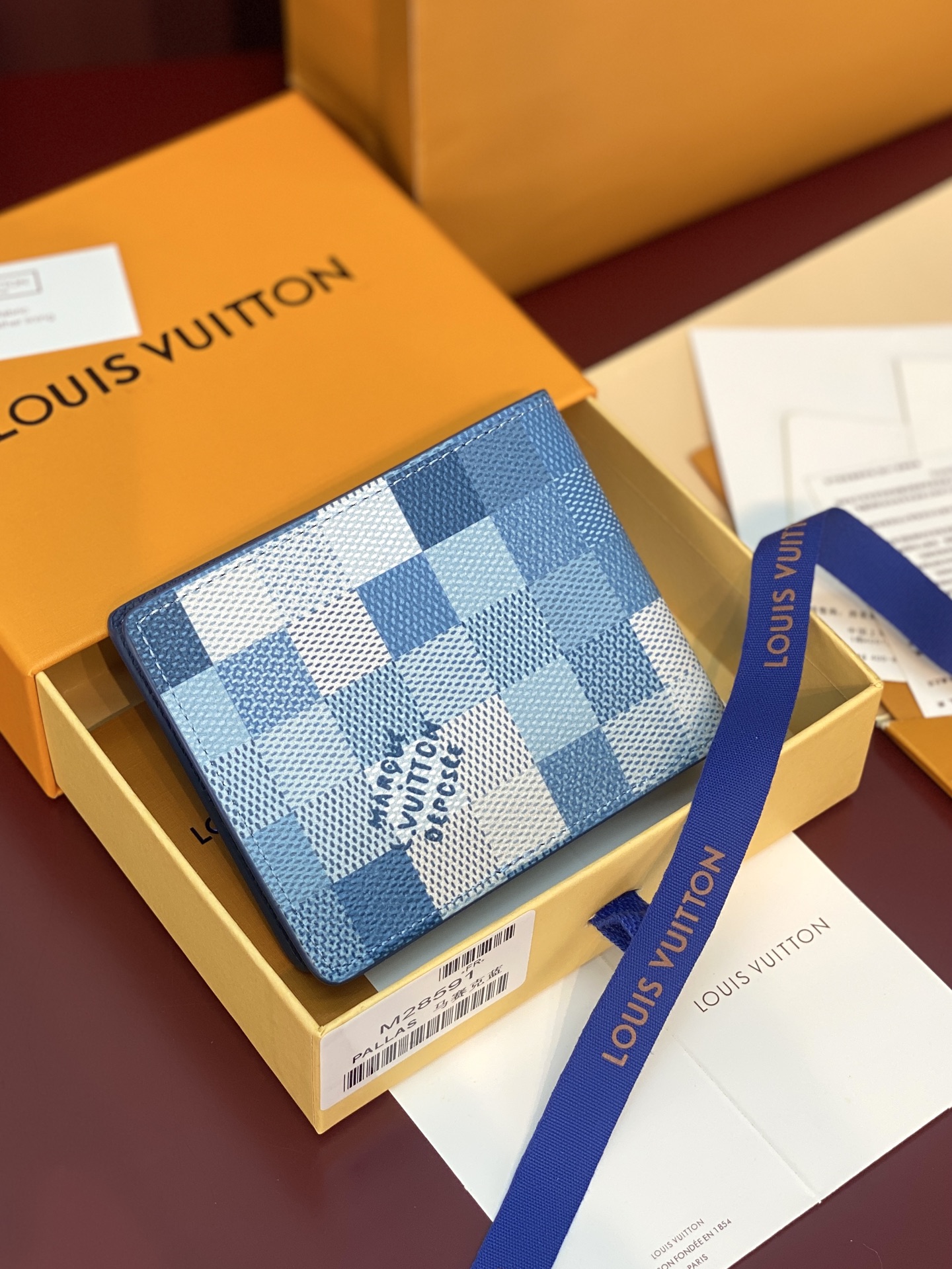 [TOP] Louis Vuitton LV Wallet 11 x 8.5 x 2cm - Blue - 711 Luxury