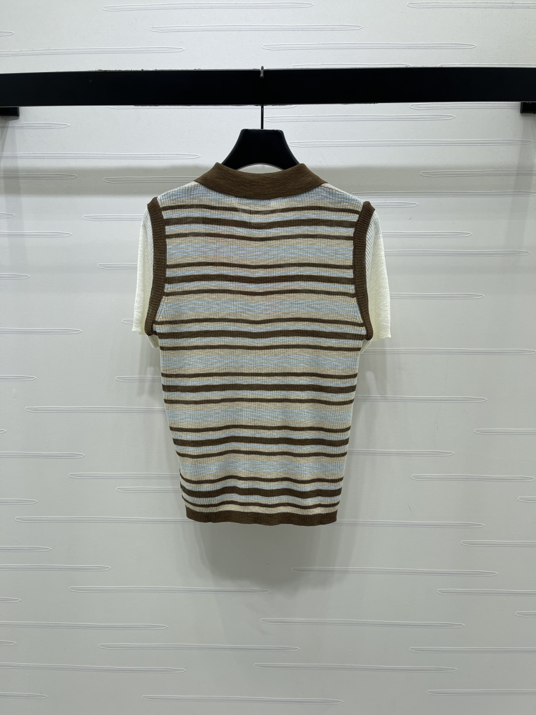 [TOP] Miu Miu Knit Top - Brown - 711 Luxury