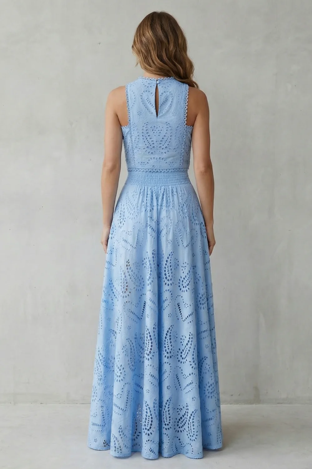 Parivelle – Embroidered lace elegance – Skirt set