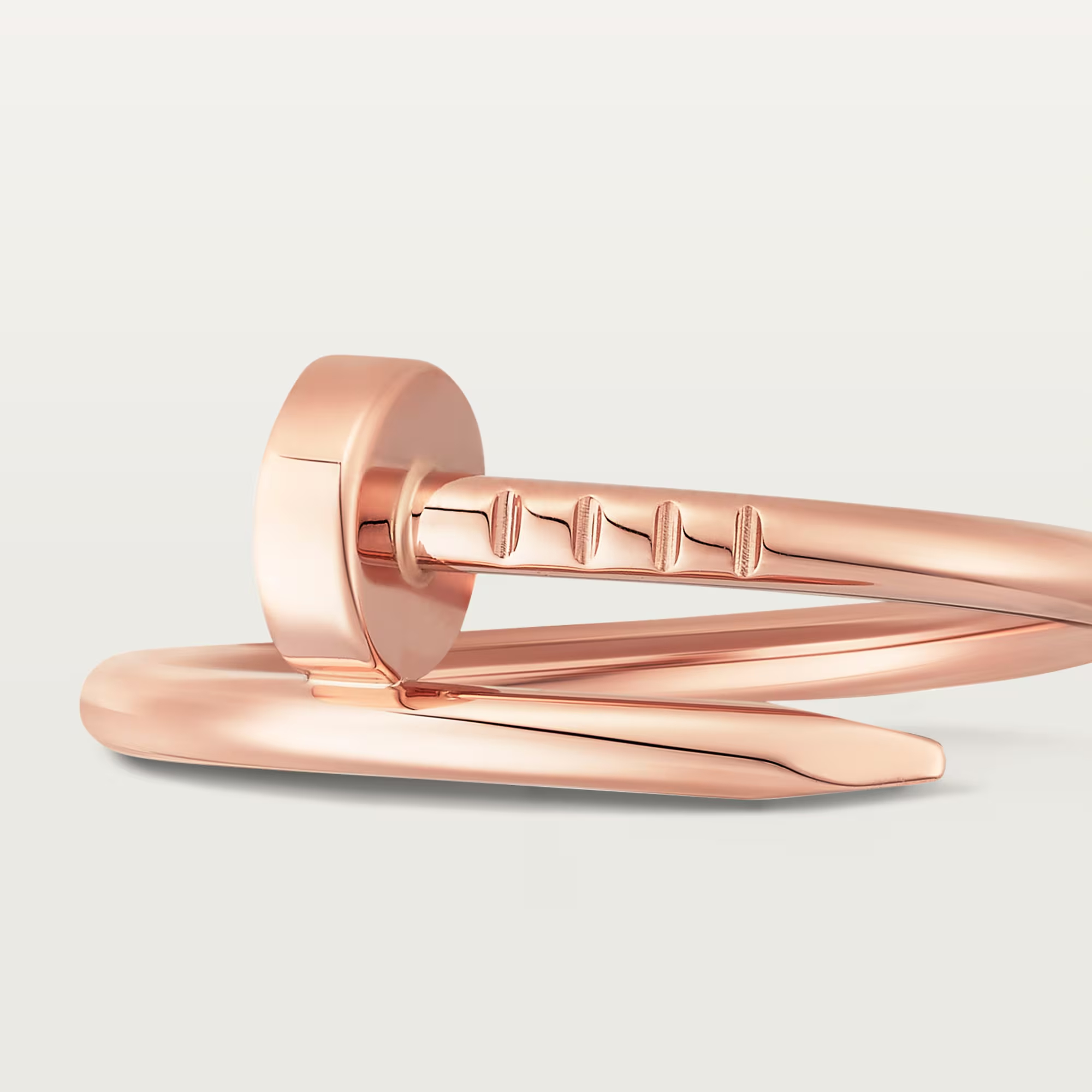 Carty Nails Solo Trace Ring ,Rose Gold ,Small Model
