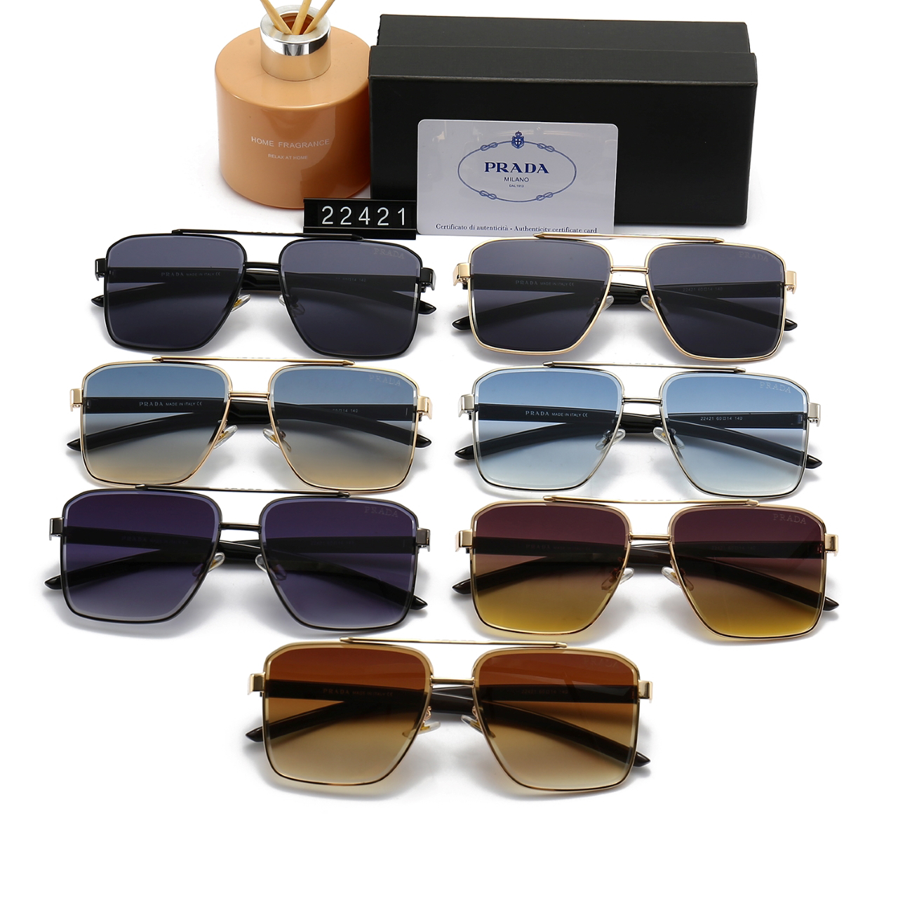 [TOP] PRADA Sunglasses - 7 Colors - 711 Luxury