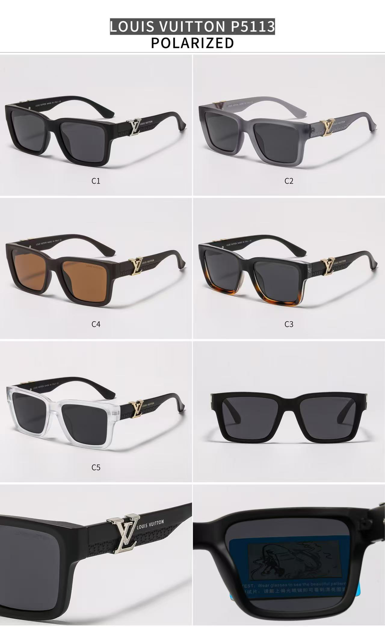 [TOP] Louis Vuitton LV Sunglasses - 5 Colors - 711 Luxury