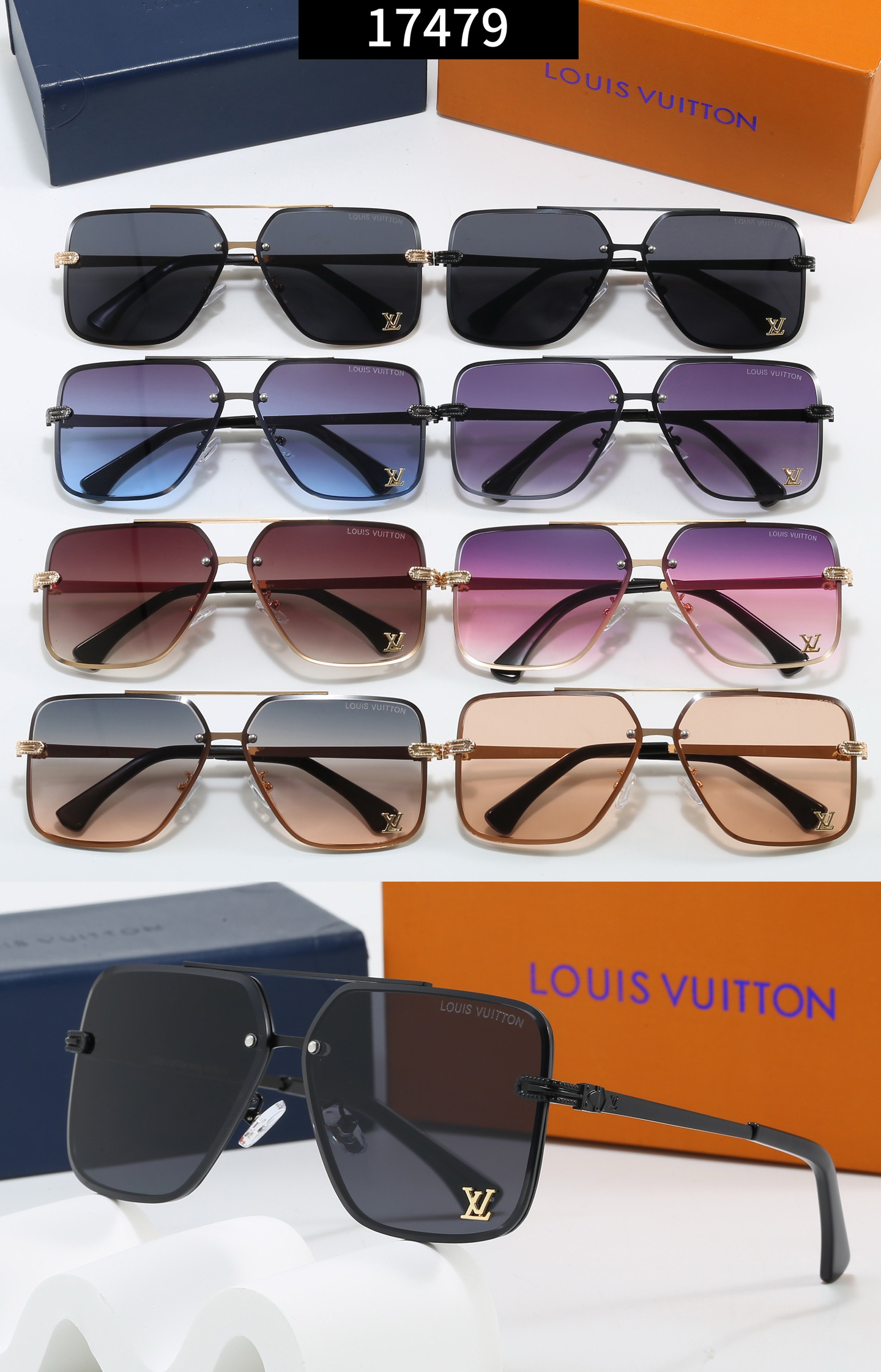 [TOP] Louis Vuitton LV Sunglasses - 8 Colors - 711 Luxury