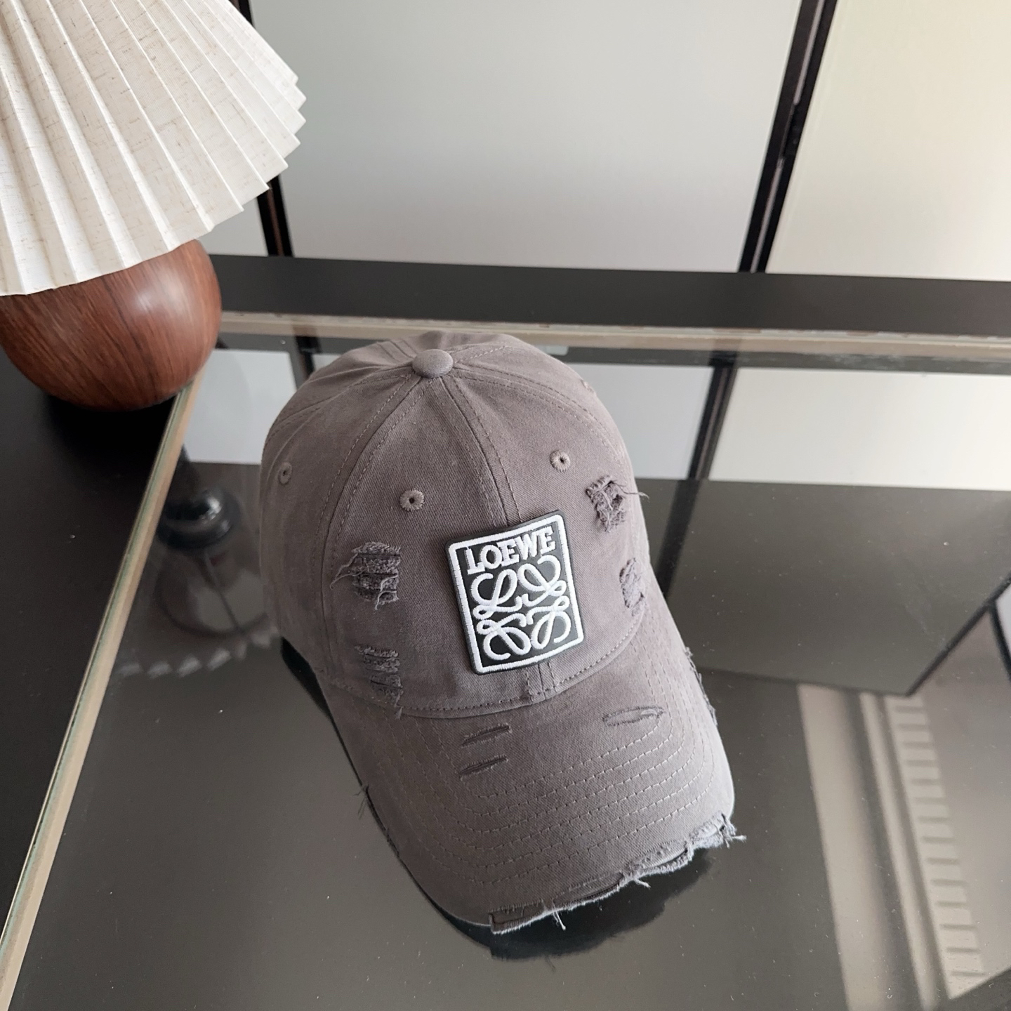 [TOP] LOEWE Baseball Cap - Grey - 711 Luxury