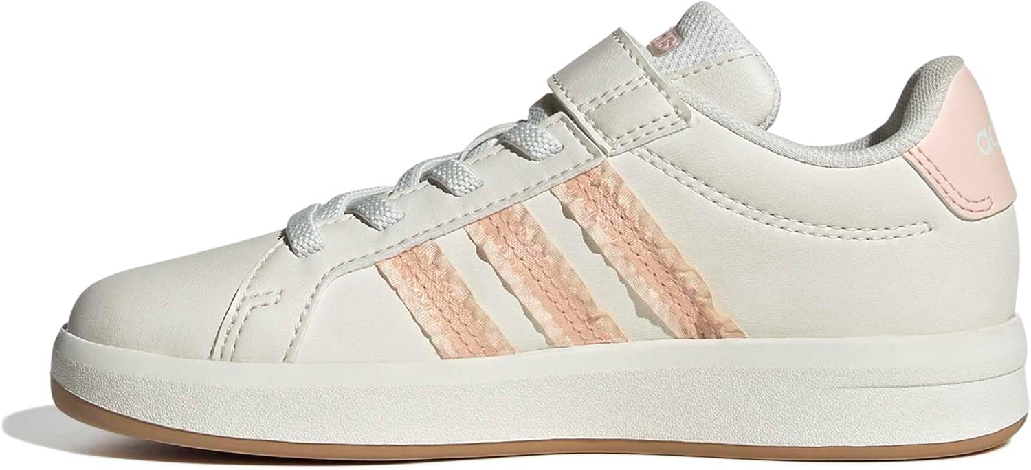 adidas Baby-Boys Grand Court 3.0 Elastic Lace & Strap